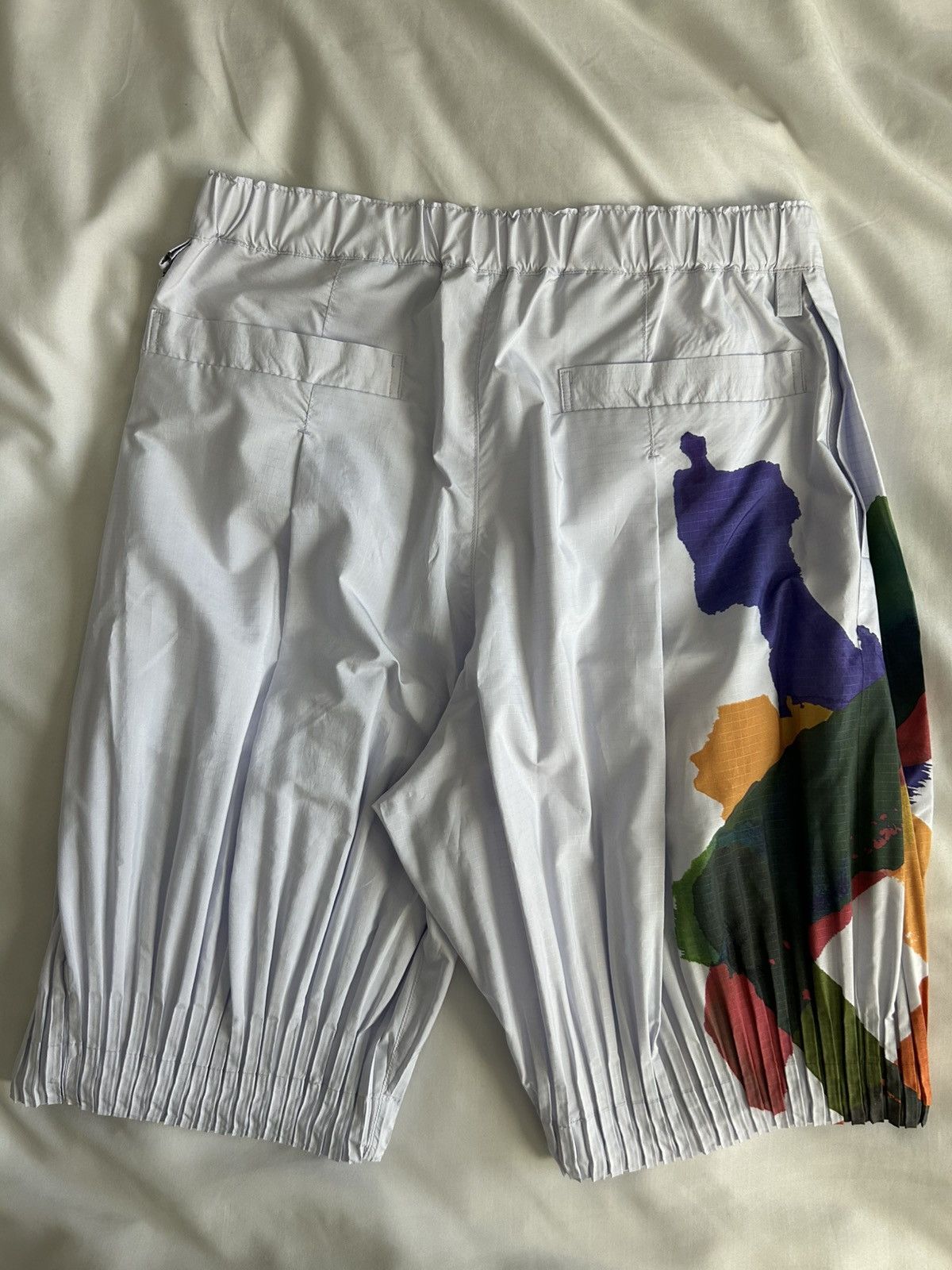 Comme des Garcons Homme Plus Homme Plisse Issey Miyake Cascade Picturesque Short Lavender Size US 31 - 11 Thumbnail