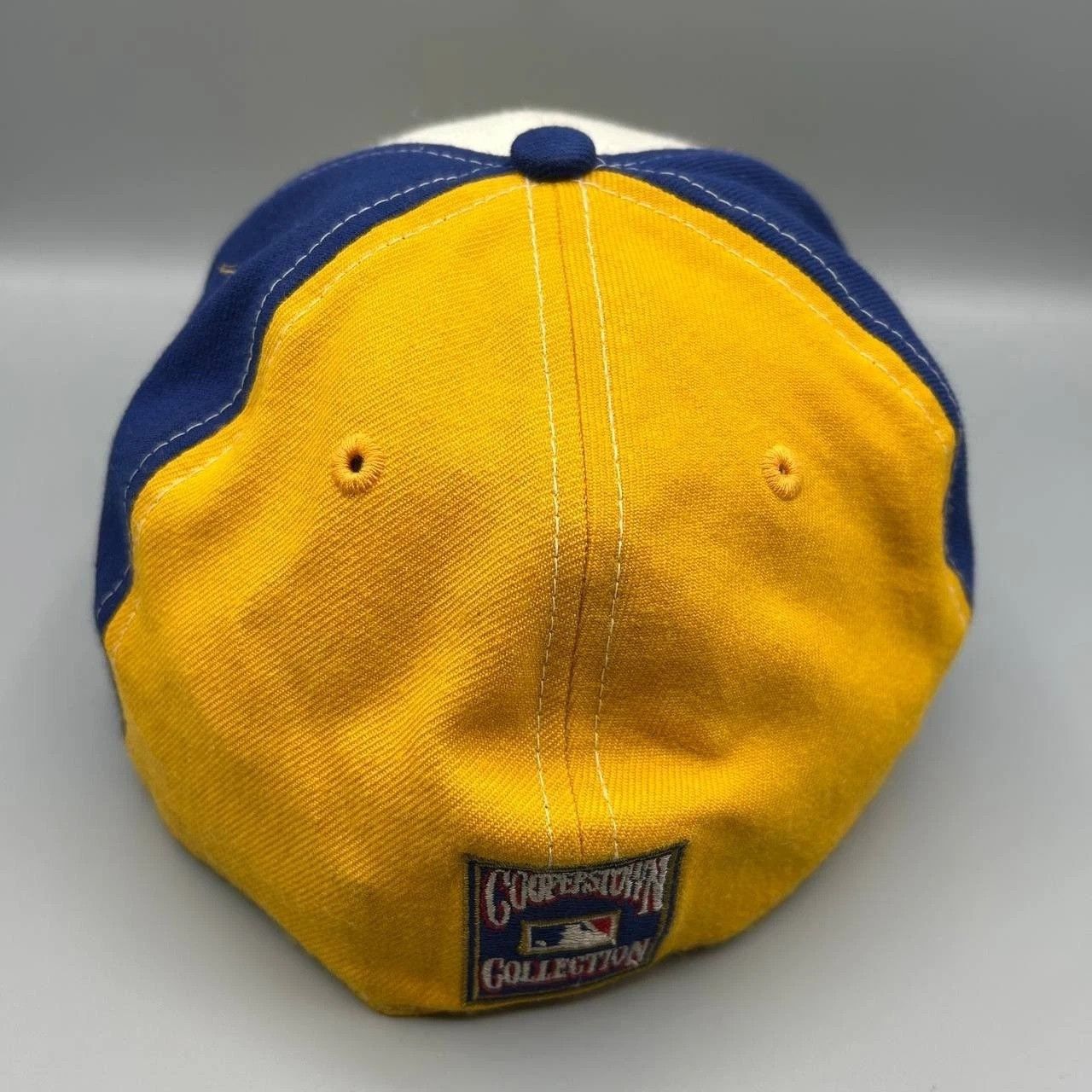 New Era Milwaukee Brewers Hat Men 7 1/4 Embroidered MLB Fitted Wool Size ONE SIZE - 6 Thumbnail