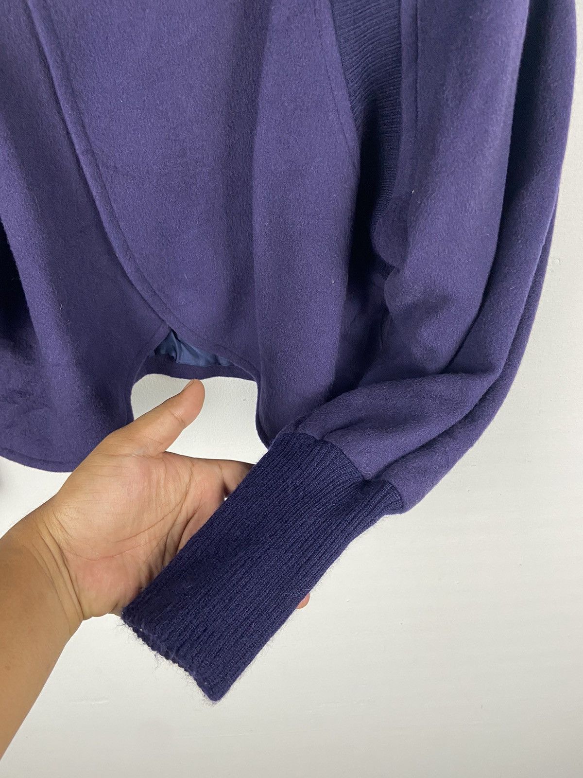 Vintage Miss Chloe Cropped Blue Navy Woolen Jacket