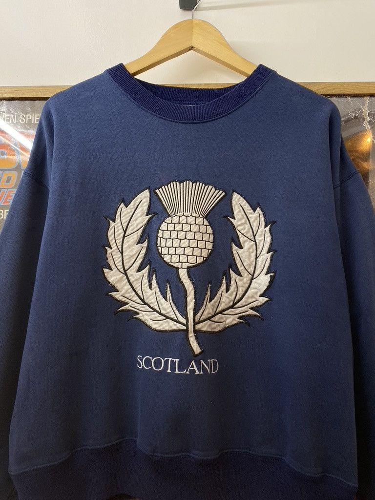 Nike 90s Vintage Nike Scotland Thistle Patch Sweatshirt Size US S / EU 44-46 / 1 - 5 Thumbnail