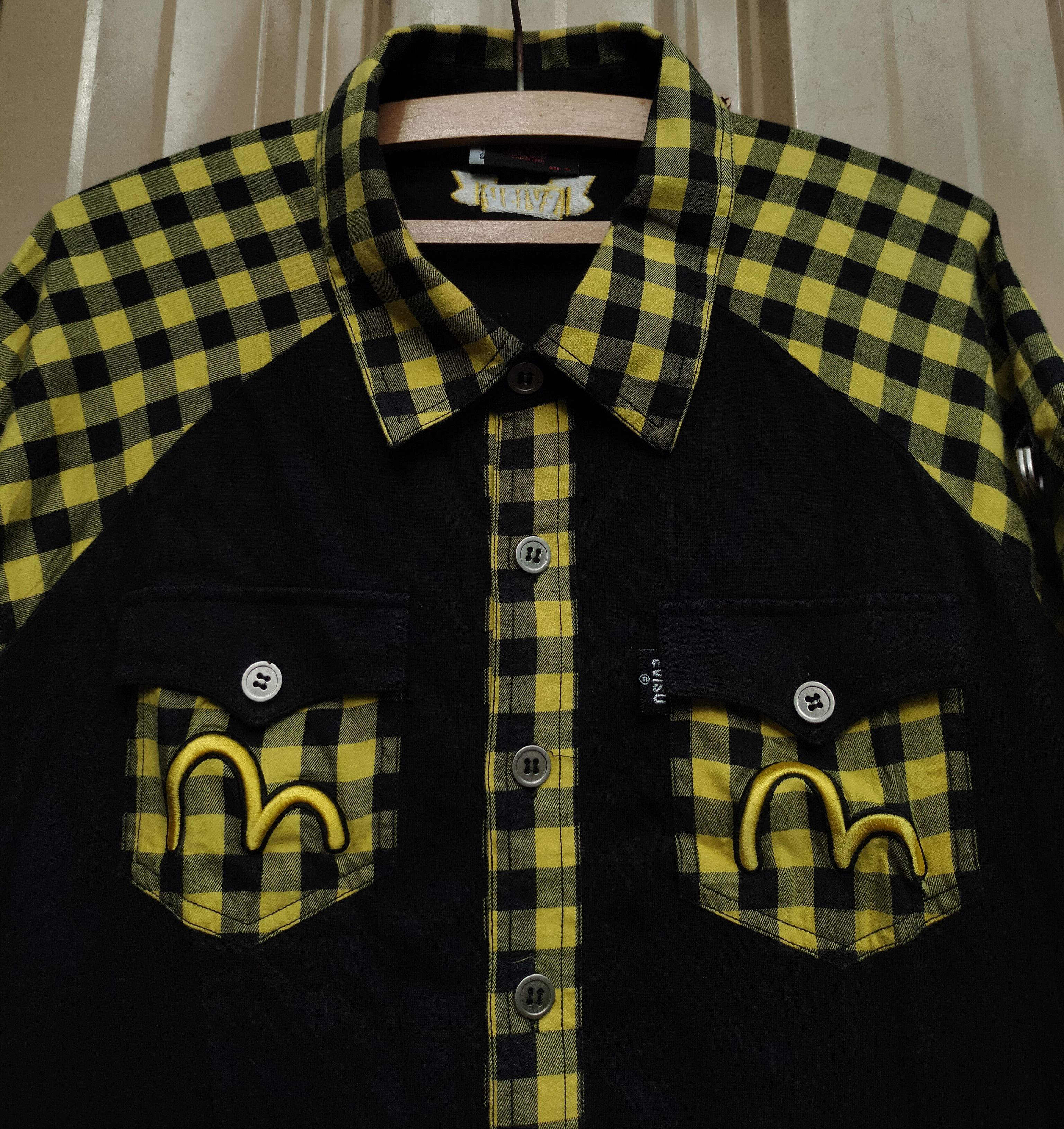 Evisu Evisu Checkered Embroidered logo Button up shirts Size US L / EU 52-54 / 3 - 5 Thumbnail