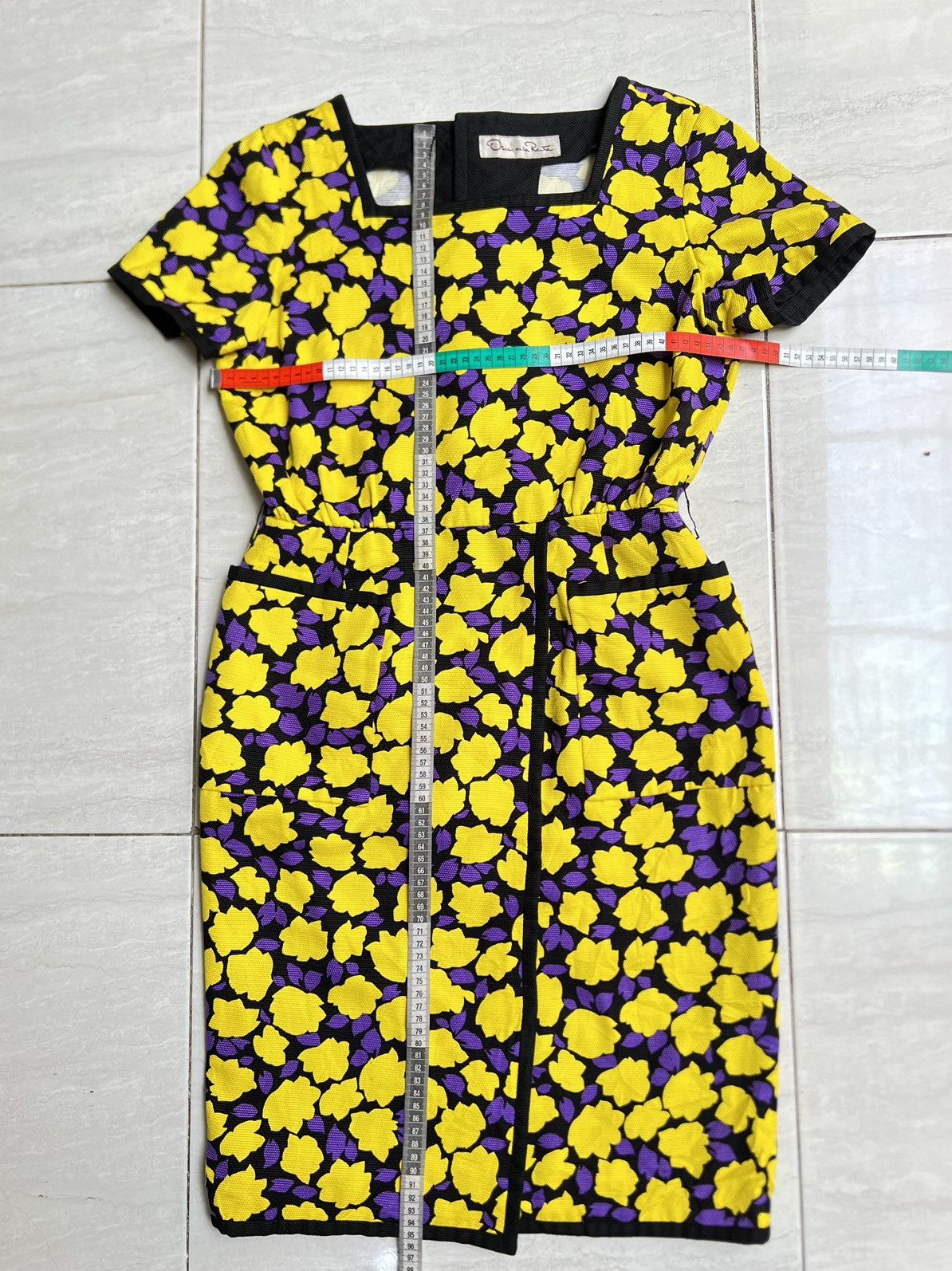 Oscar De La Renta OSCAR DE LA RENTA Flower Motive Dress Size XS / US 0-2 / IT 36-38 - 13 Thumbnail