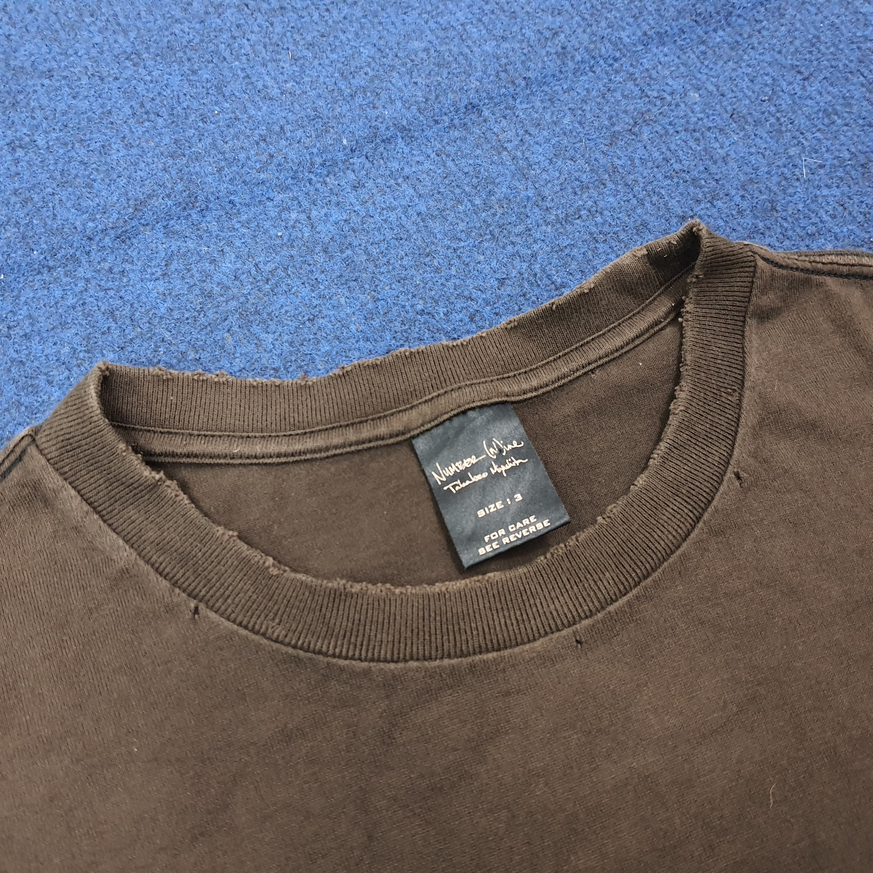 Number (N)ine Vintage Number Nine Takahiro Miyashita Tshirt C276N71 Size US L / EU 52-54 / 3 - 4 Thumbnail