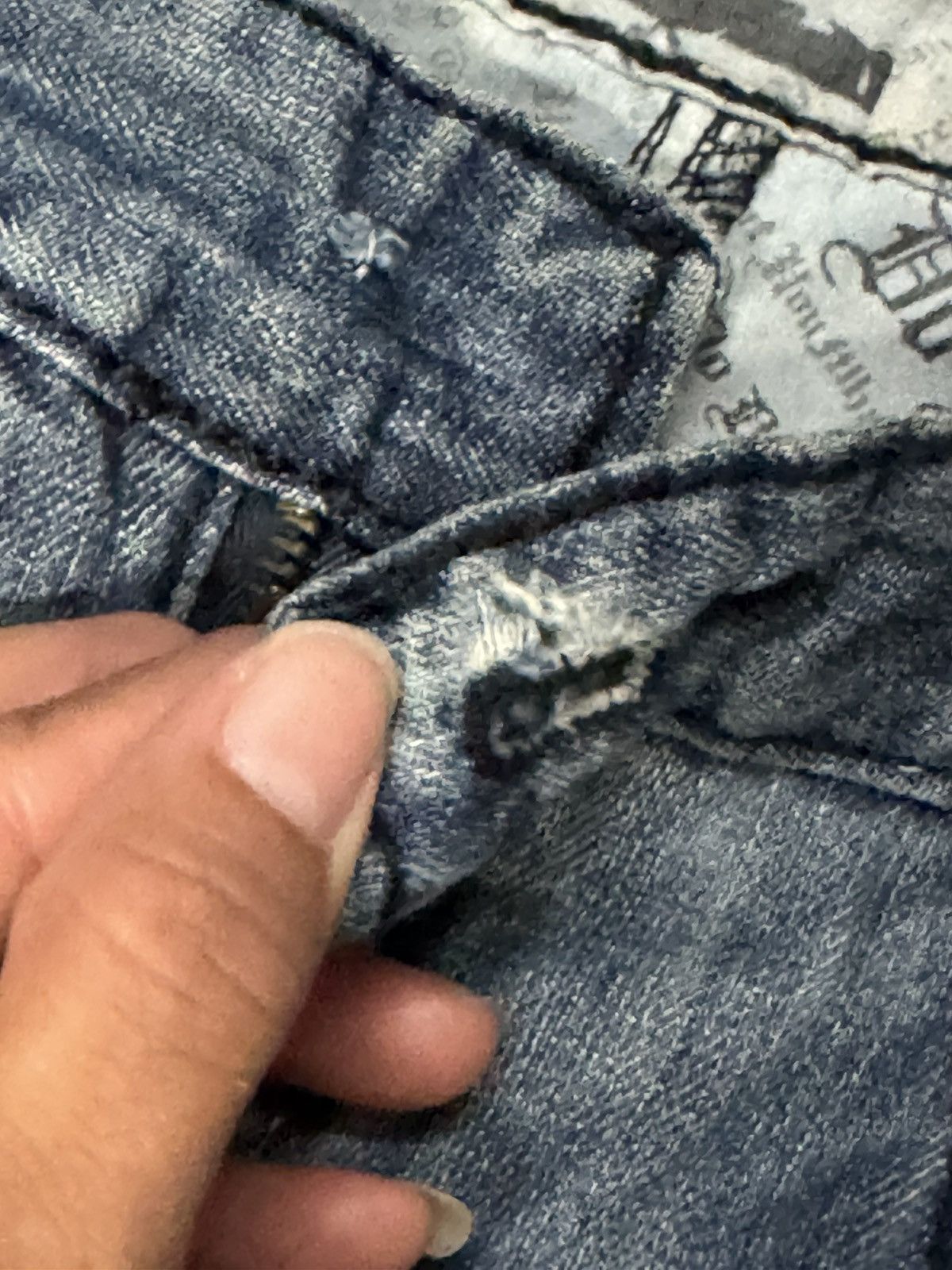Other Y2K DODENIM Jeans With Studs 34x32 Size US 34 / EU 50 - 5 Thumbnail