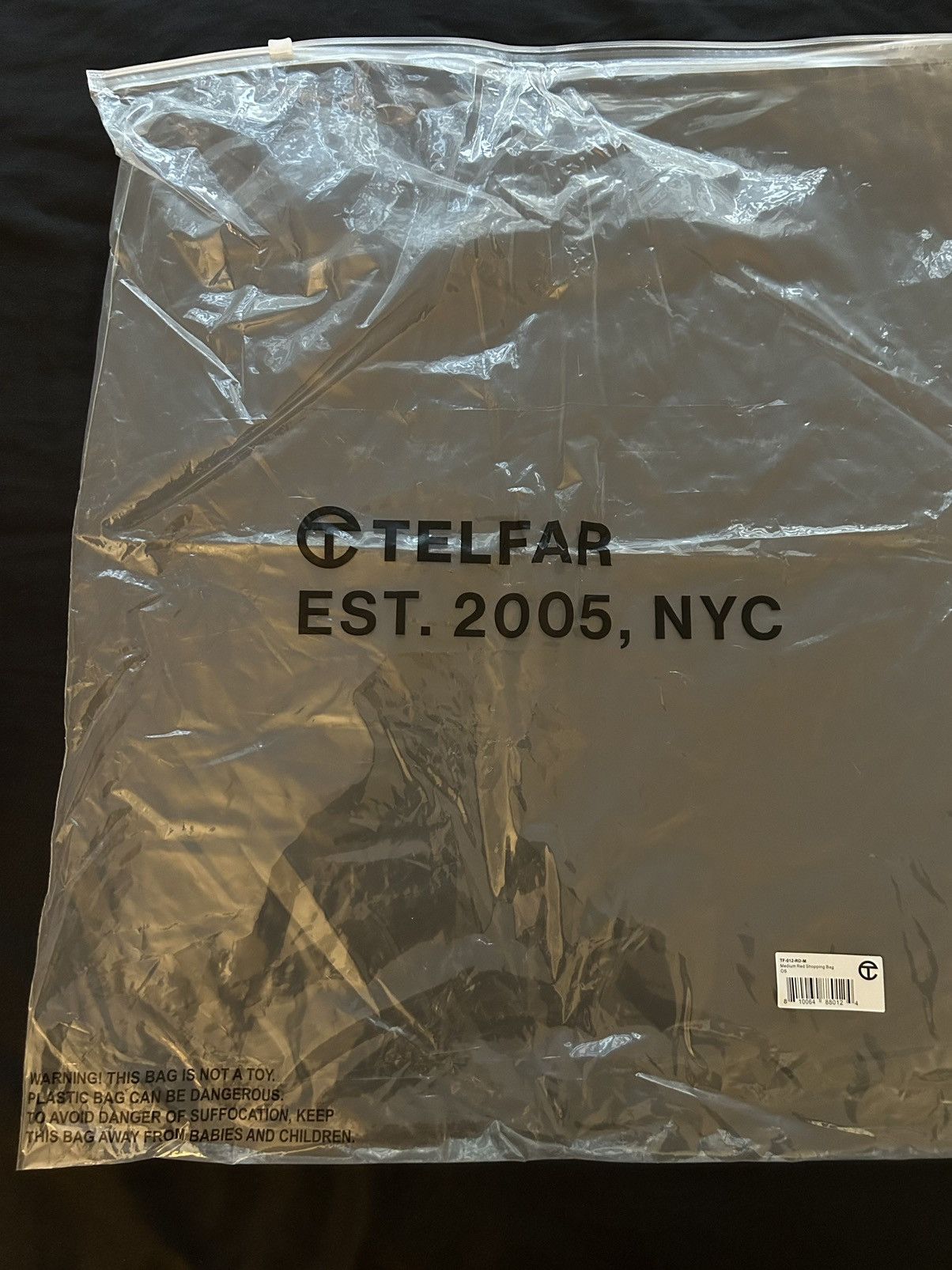 Telfar Telfar Medium Red Shopping Bag Size ONE SIZE - 7 Thumbnail