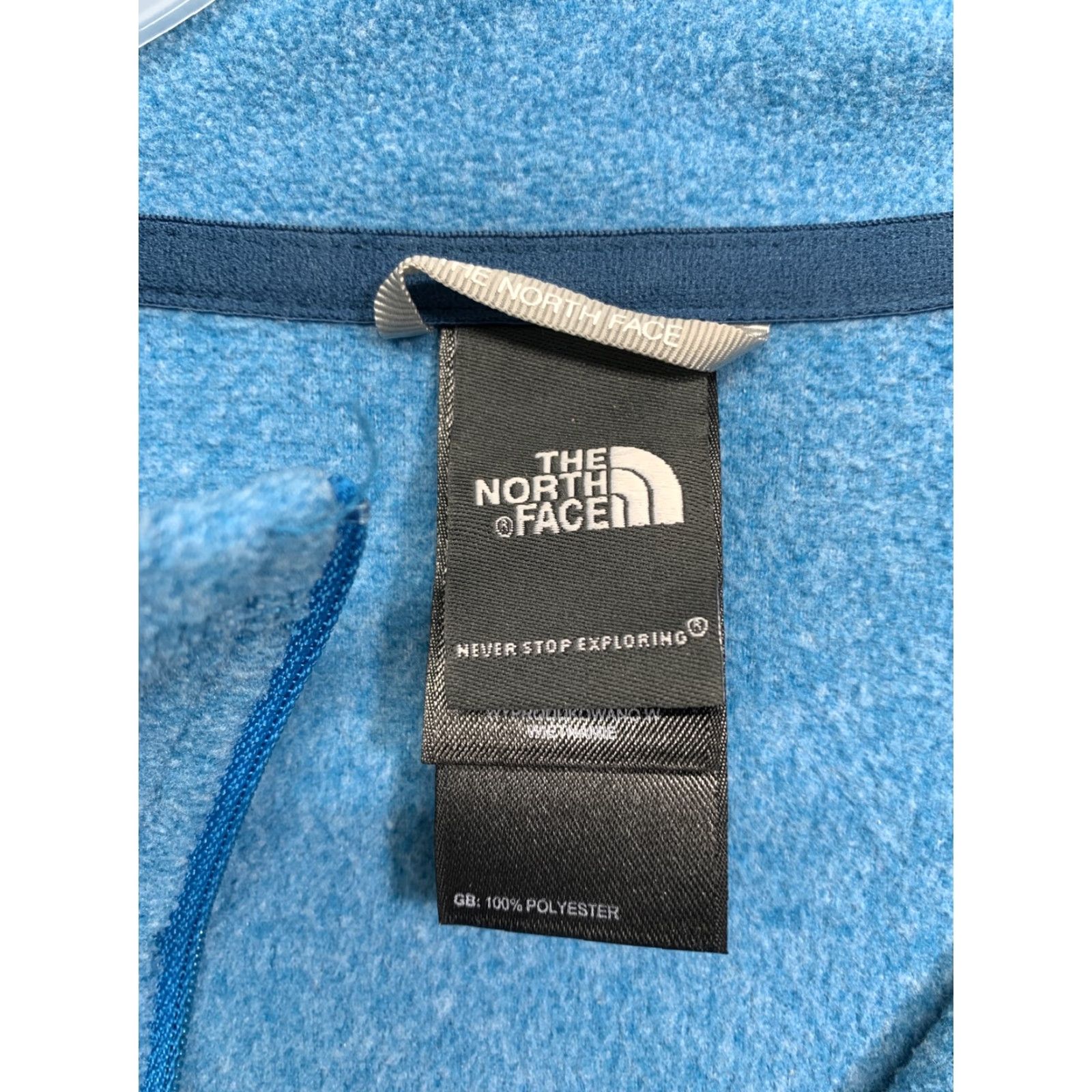 The North Face The North Face Women’s Blue Long Sleeve 1/4 Zip Pullover Sweater L Shirt Womens Blue 1/4 Zip Pullover 90s? Size L / US 10 / IT 46 - 4 Thumbnail