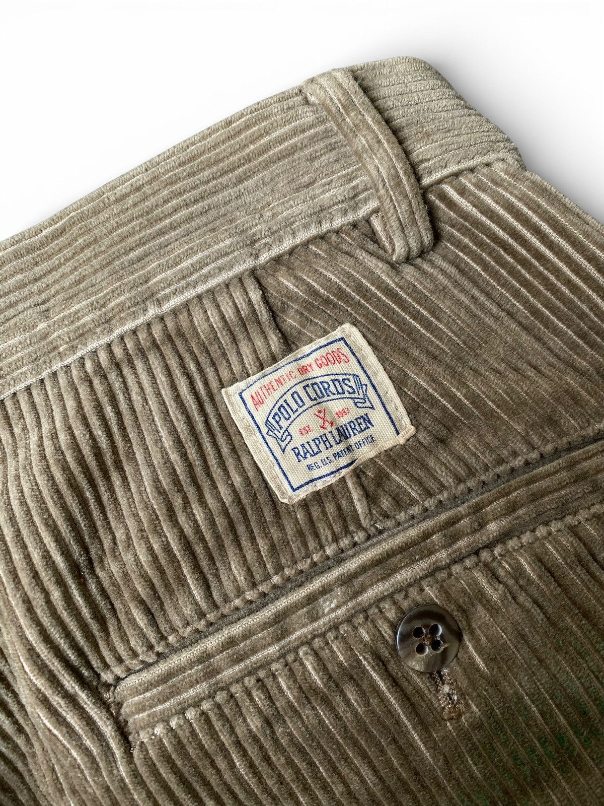 Polo Ralph Lauren Vintage 1990’s Polo Cords Ralph Lauren corduroy Size US 33 - 3 Thumbnail