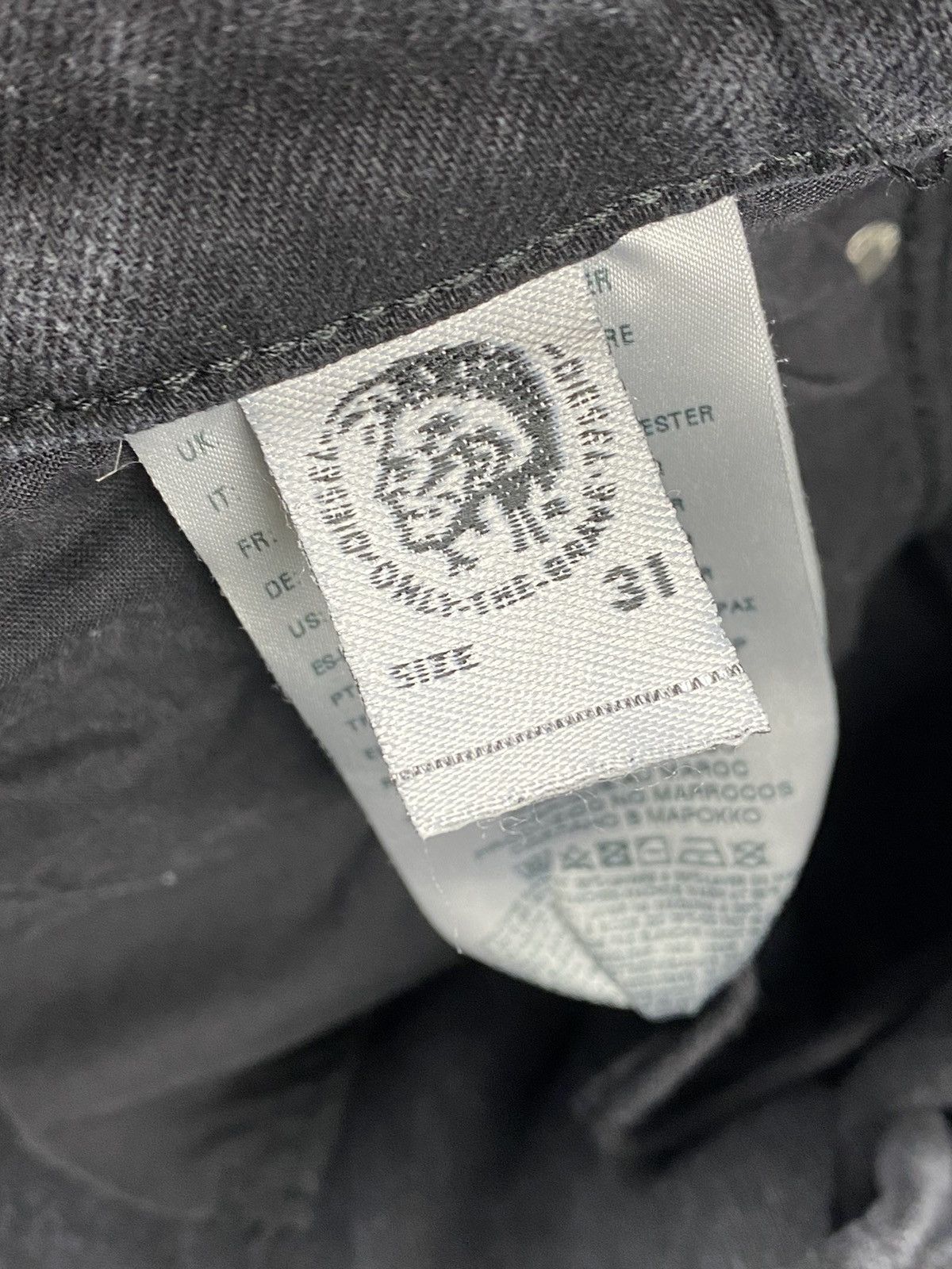 Diesel × Vintage Vintage Diesel Bibhila B Avant Garde y2k Denim Jeans pants Size 31" - 11 Thumbnail