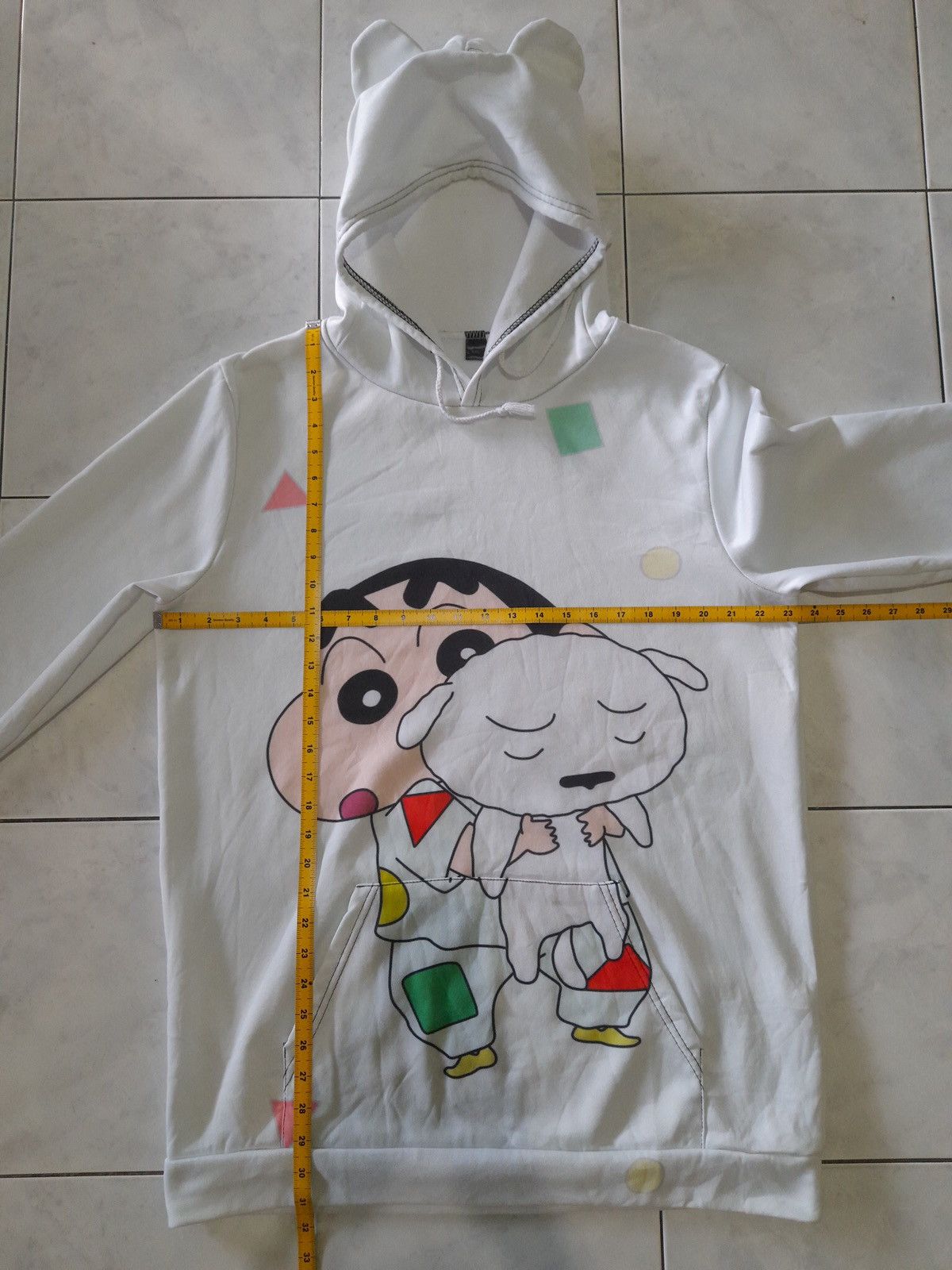 Japanese Brand Crayon Shinchan & Shiro Hoodie Cute Anime Streetwear Japan Size US XXL / EU 58 / 5 - 17 Thumbnail