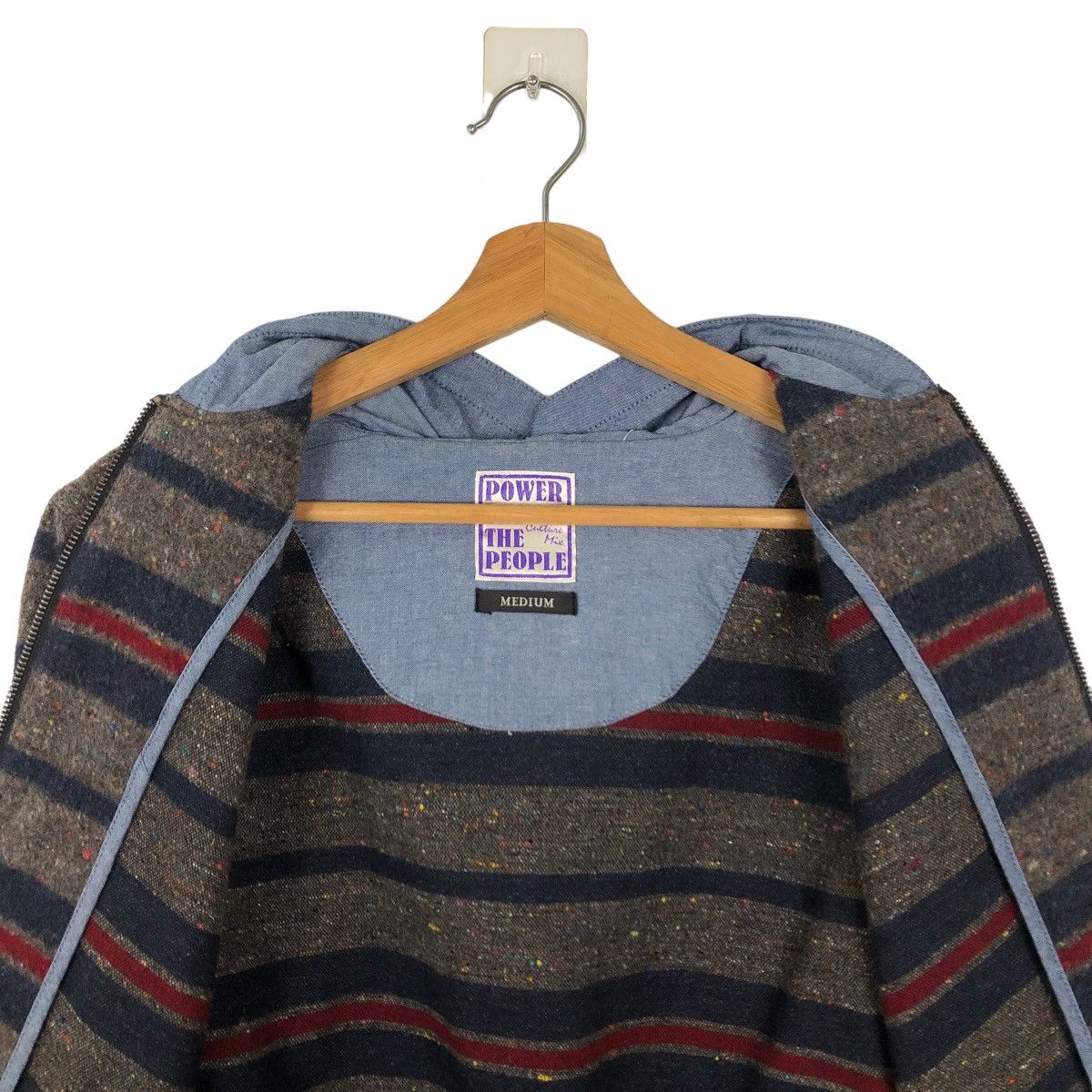 Issey Miyake VINTAGE STRIPED HOODIE PTTP JAPAN ISSEY MIYAKE DESIGN Size US M / EU 48-50 / 2 - 11 Thumbnail