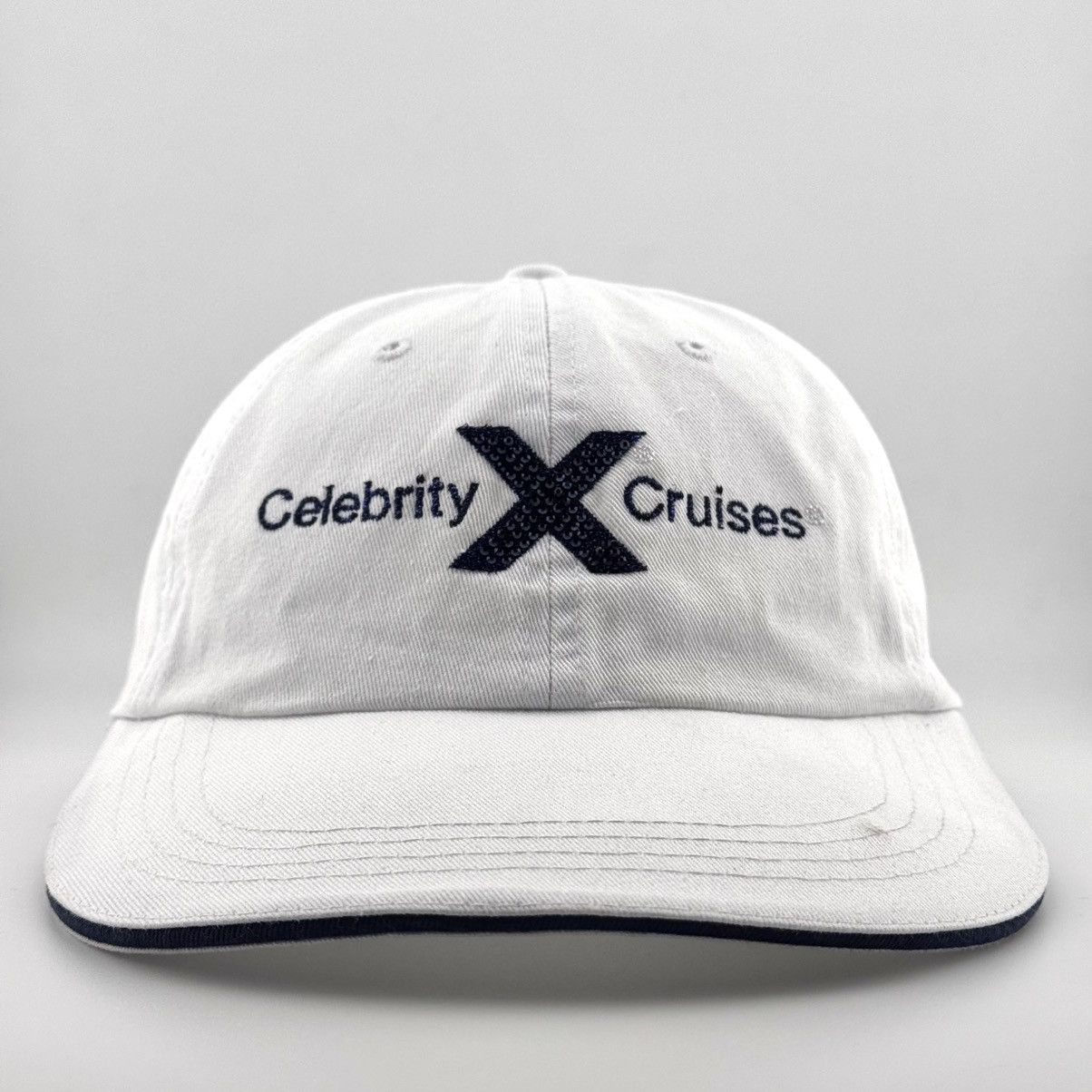 Other Celebrity X Cruises Logo Vintage Dad Cap White Hat Size ONE SIZE - 2 Thumbnail