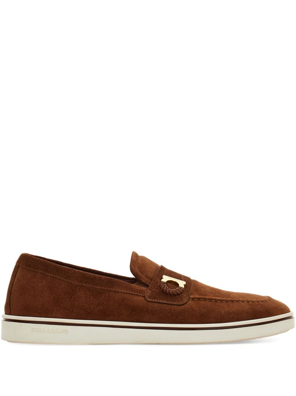 Salvatore Ferragamo LEATHER LOAFERS Size US 7 / EU 40 - 1 Thumbnail