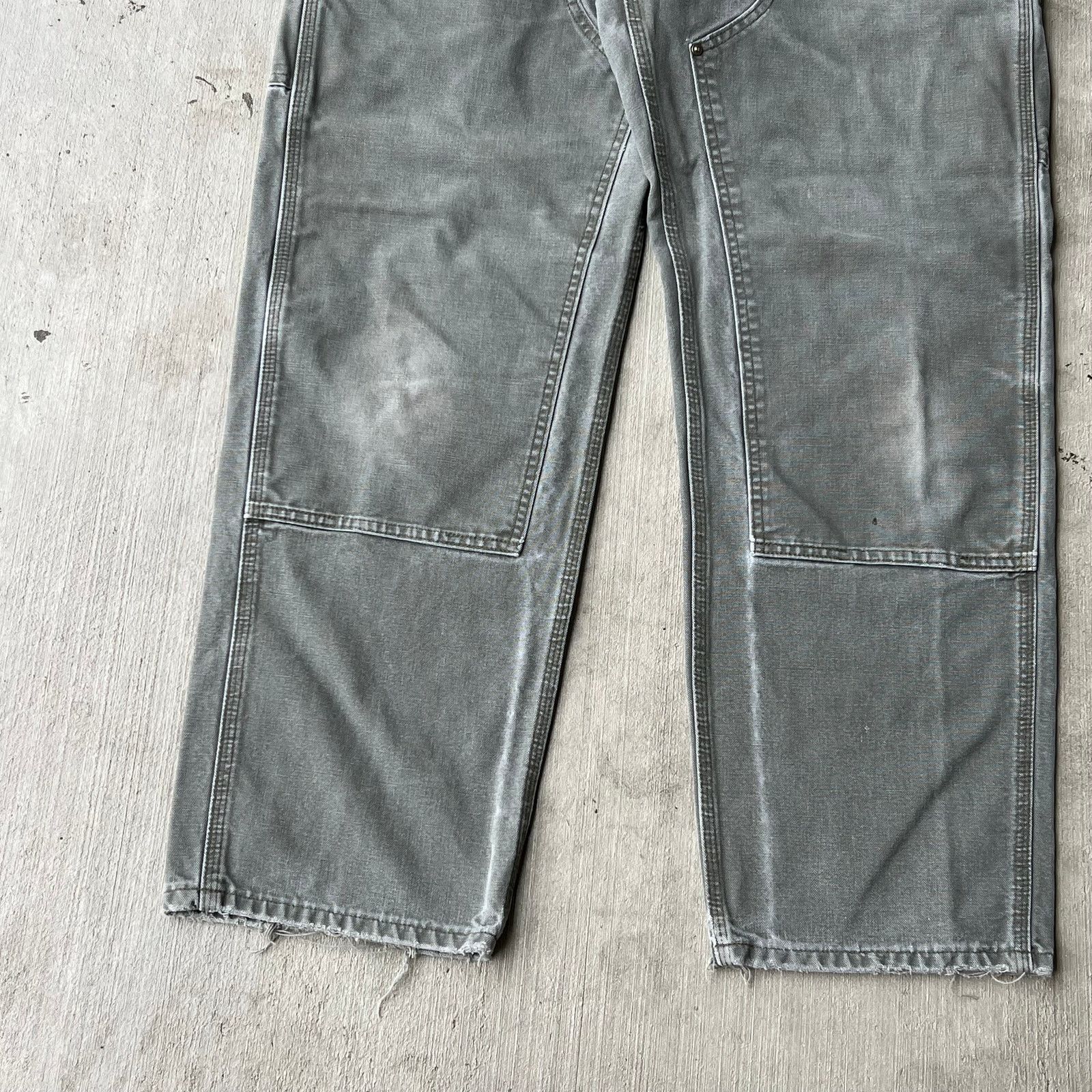 Carhartt × Vintage Carhartt faded green double knee work wear carpenter pants Size US 34 / EU 50 - 3 Thumbnail
