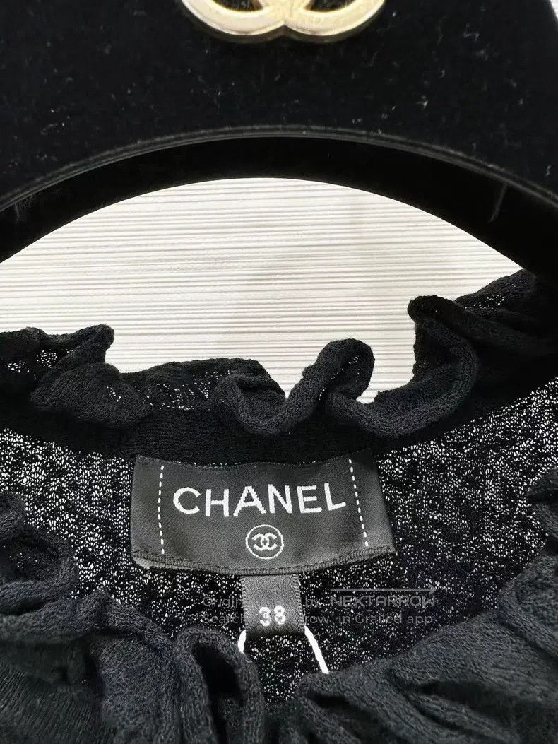 Chanel Chanel 25A handicraft workshop black cake dress Size XS / US 0-2 / IT 36-38 - 2 Thumbnail