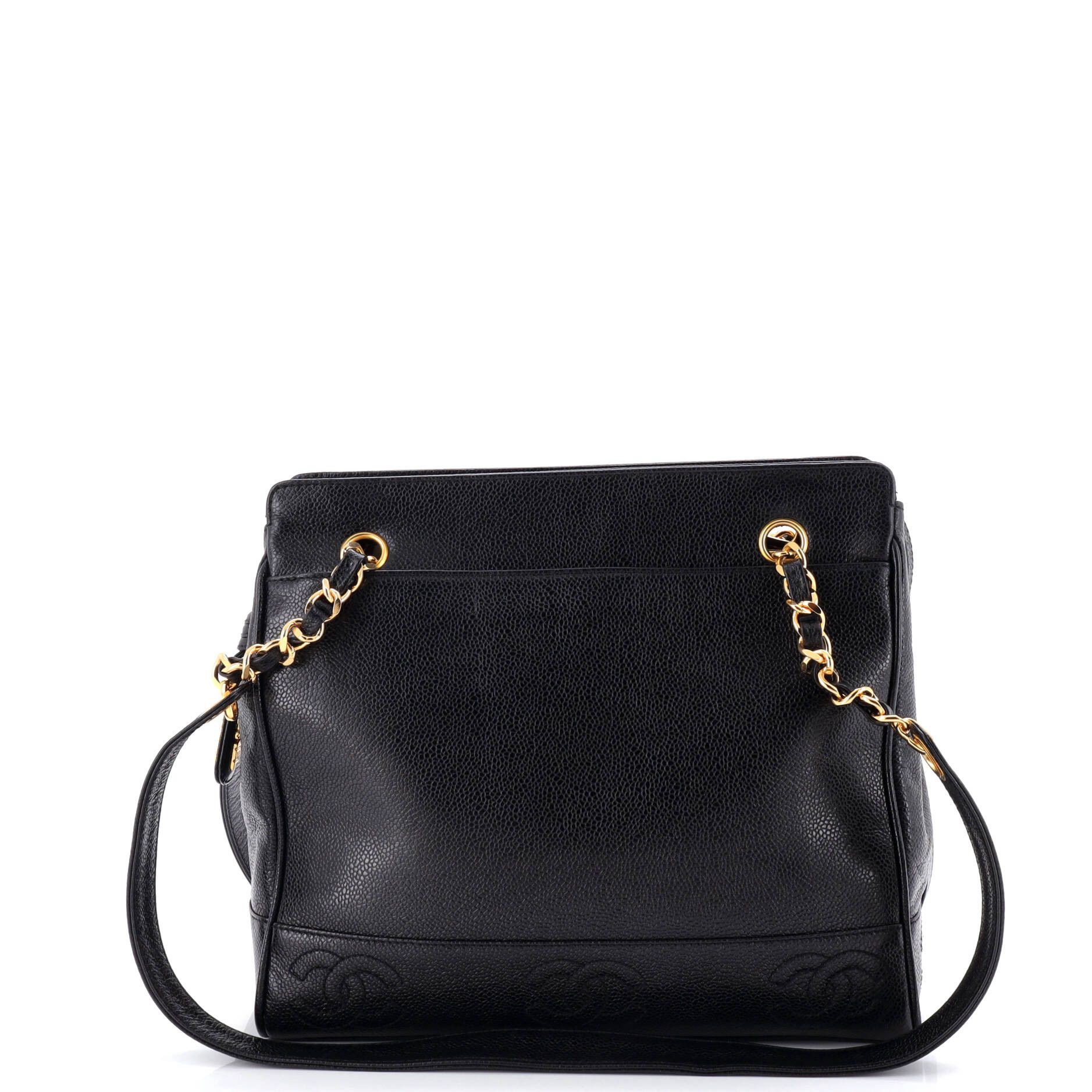 Chanel Vintage Stitched CC Shoulder Bag Size ONE SIZE - 1 Thumbnail