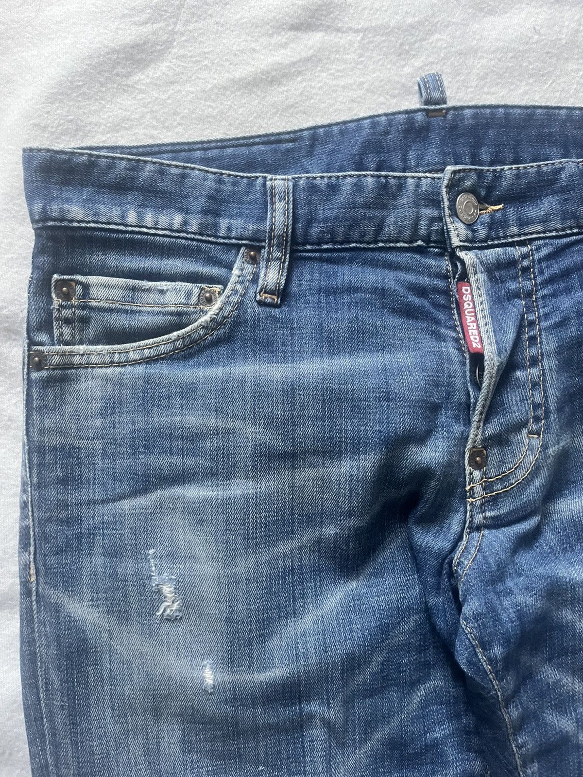Dsquared2 Dsquared2 Denim Slim Fit Jeans Drill Skinny Distressed Size US 30 / EU 46 - 3 Thumbnail