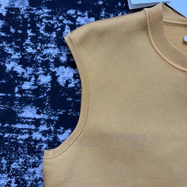 Hermes Hermes Orange Sleeveless Knit Top Vest Size XS / US 0-2 / IT 36-38 - 8 Thumbnail