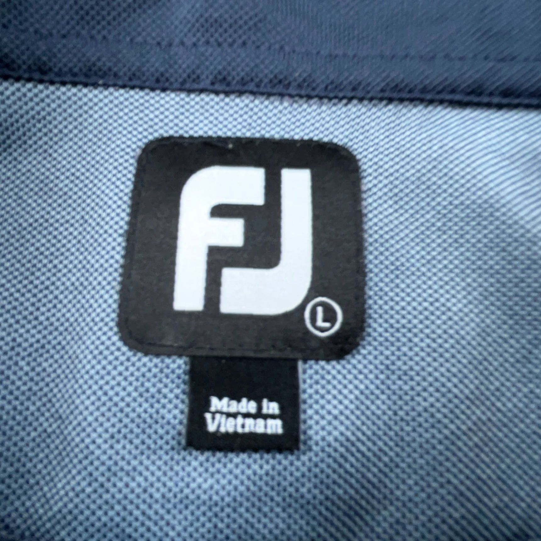 Footjoy FootJoy Polo Shirt Men L Blue Colorblock Golf White Logo Size US L / EU 52-54 / 3 - 4 Thumbnail