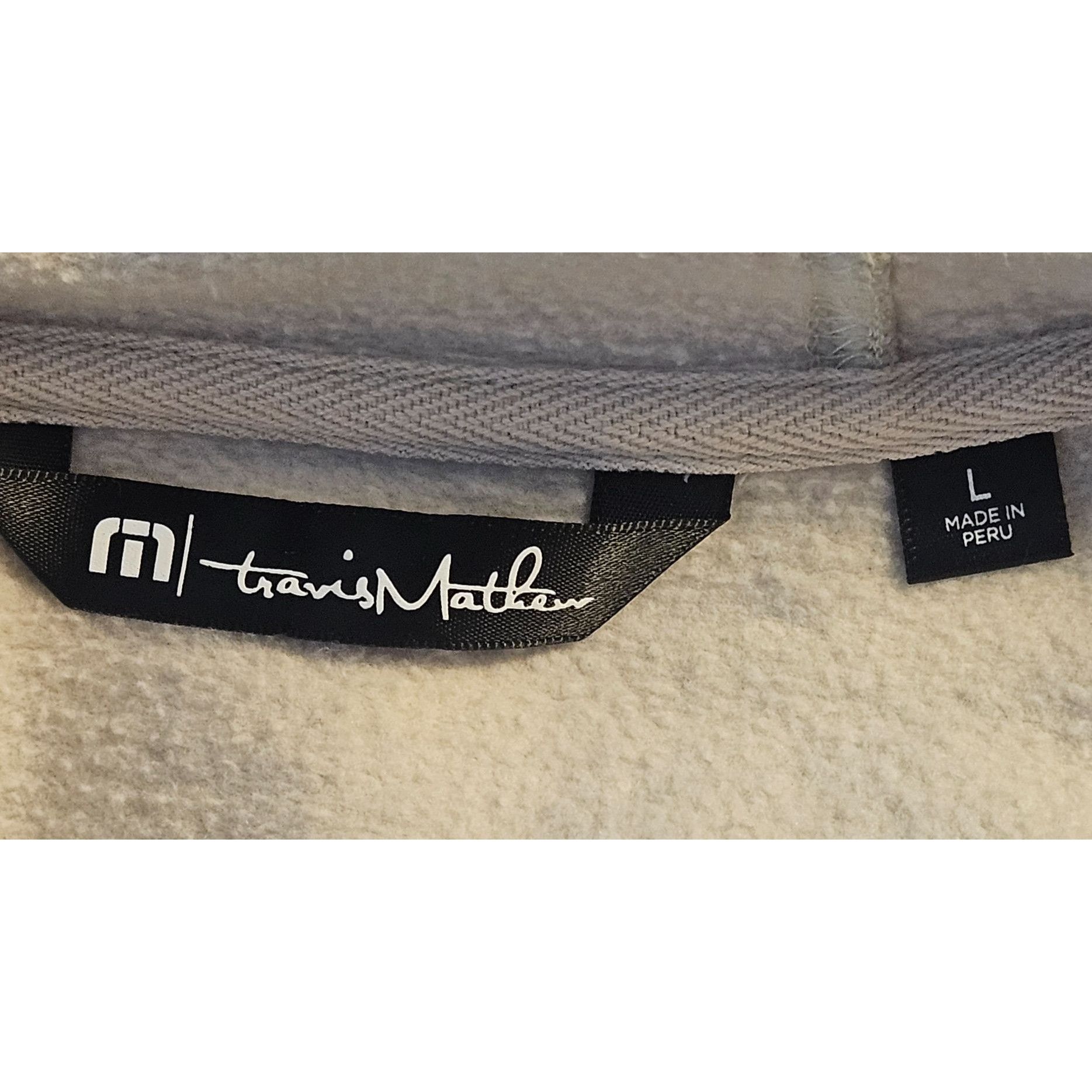 TravisMathew TravisMathew Mens Large Hoodie Sweatshirt Light Gray Modal & Size US L / EU 52-54 / 3 - 4 Thumbnail
