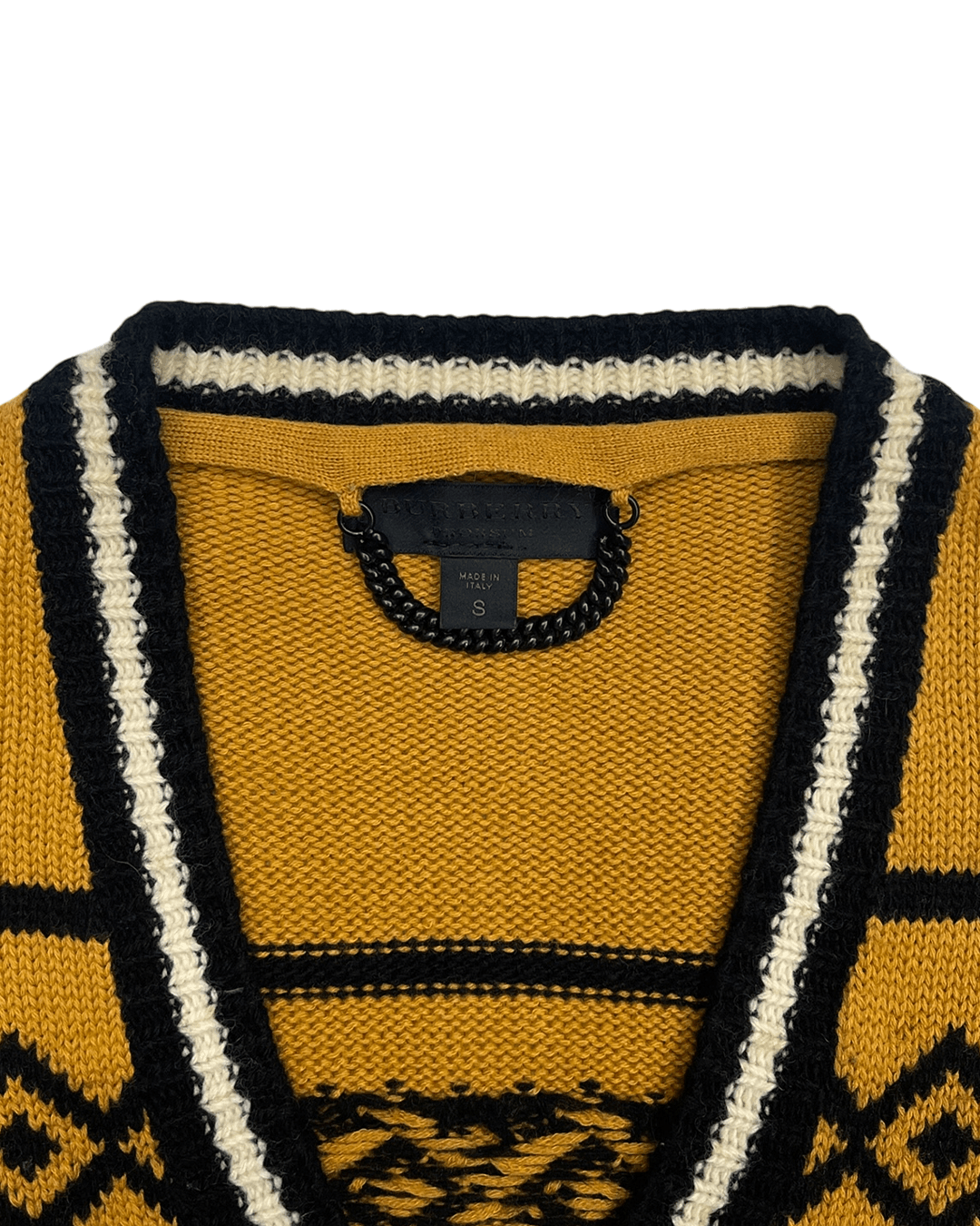 Burberry Prorsum Burberry Prorsum Resort 2012 Ethnic V Neck Sweater Size US S / EU 44-46 / 1 - 8 Thumbnail