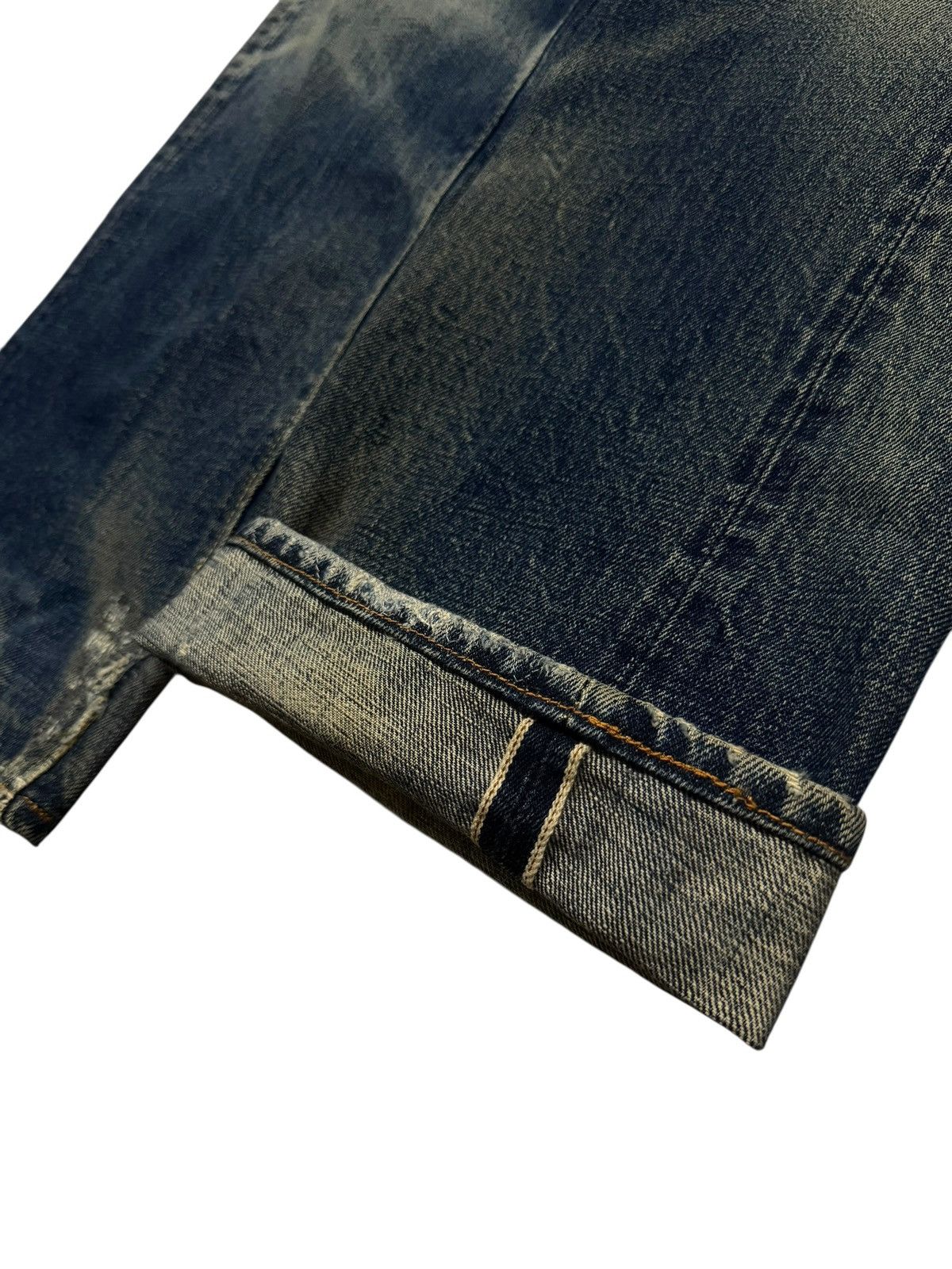 Denime Vintage 90s DENIME Lot 87 Selvedge Denim Jeans Japan | W29 Size US 29 - 8 Thumbnail