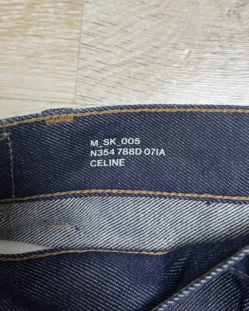 Celine Celine Hedi Slimane Indigo Raw Denim Pants Size US 28 / EU 44 - 5 Thumbnail