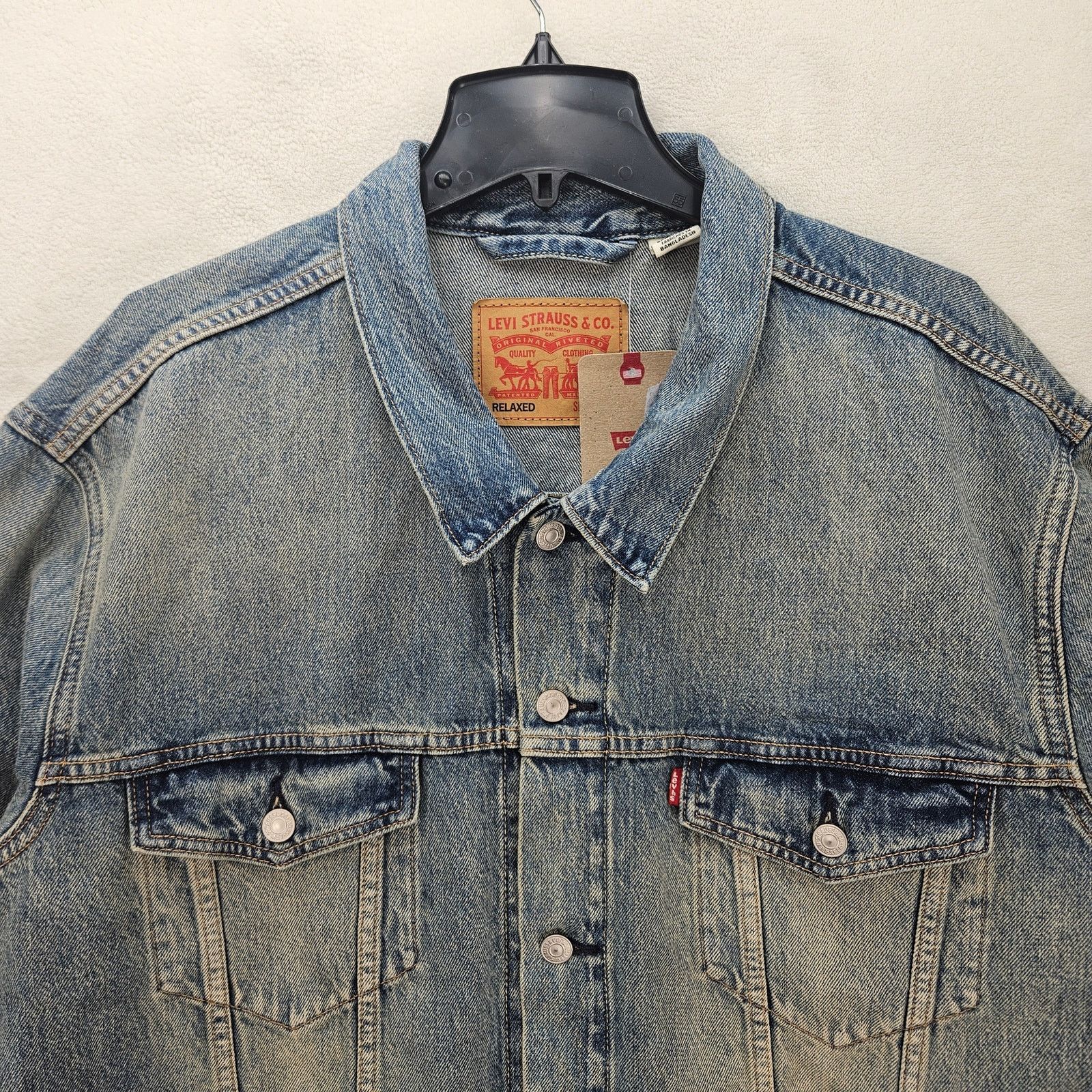 Levi's LEVI'S MEN'S XXL RELAXED FIT TYPE III TRUCKER JACKET Size US XXL / EU 58 / 5 - 2 Thumbnail