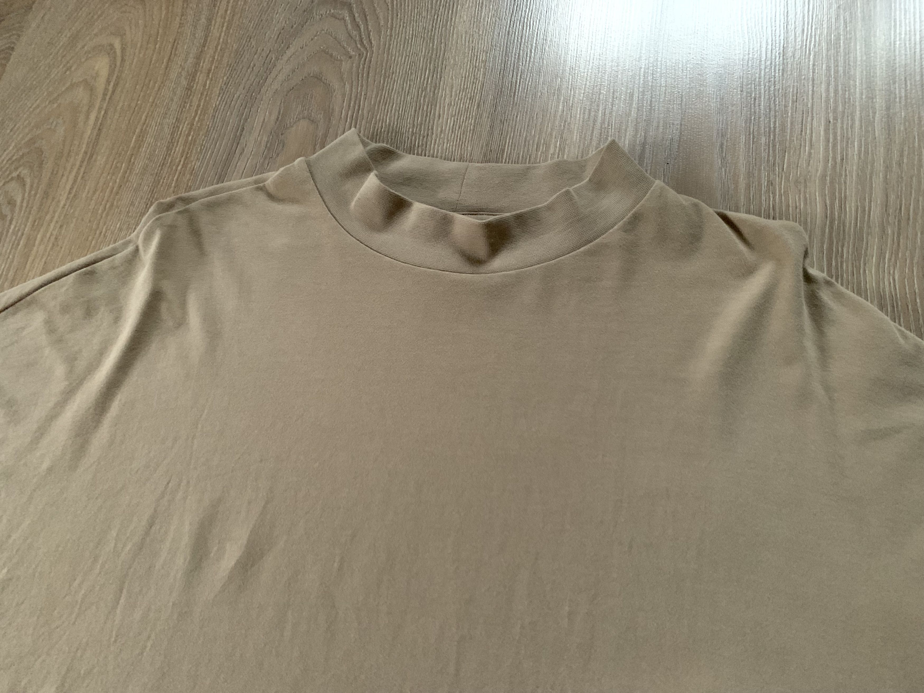 Designer × Zara Zara Beige Cotton Turtleneck Poloneck Sweatshirt Size US XL / EU 56 / 4 - 4 Thumbnail