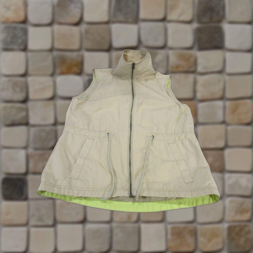 Vintage Columbia Vest Womens Medium Yellow Arch Cape III Lightweight Womens Size M / US 6-8 / IT 42-44 - 1 Thumbnail