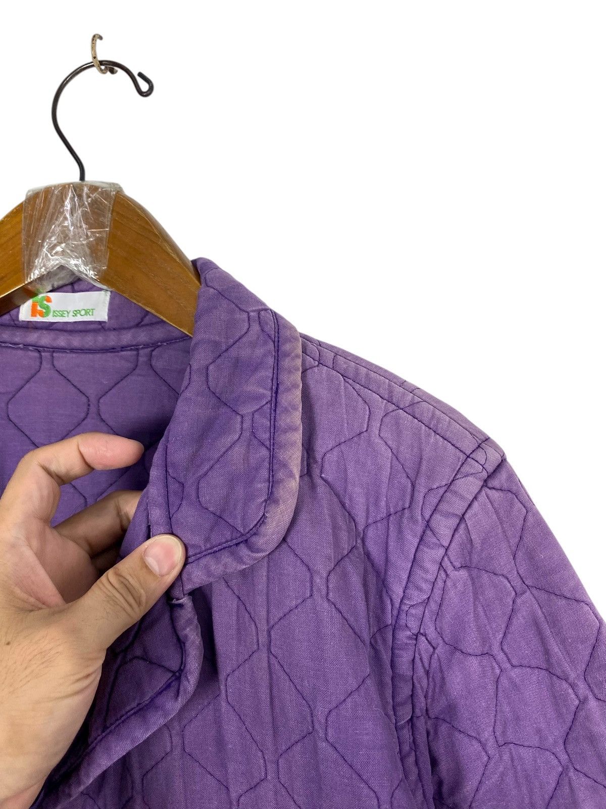 Issey Miyake Rare‼️ Vintage 80S ISSEY SPORTS COTTON QUILTED JACKET Japan Size M / US 6-8 / IT 42-44 - 10 Thumbnail