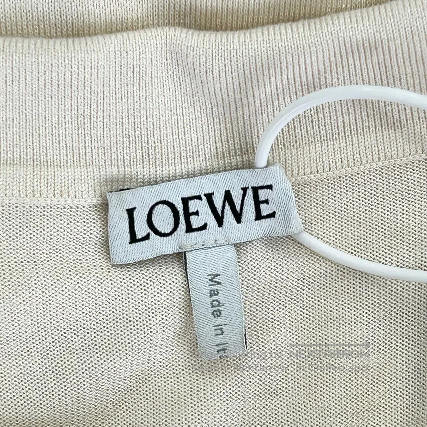 Loewe Loewe SS23 Pure Color Knit Silk Short-Sleeved Polo Shirt Size S / US 4 / IT 40 - 3 Thumbnail