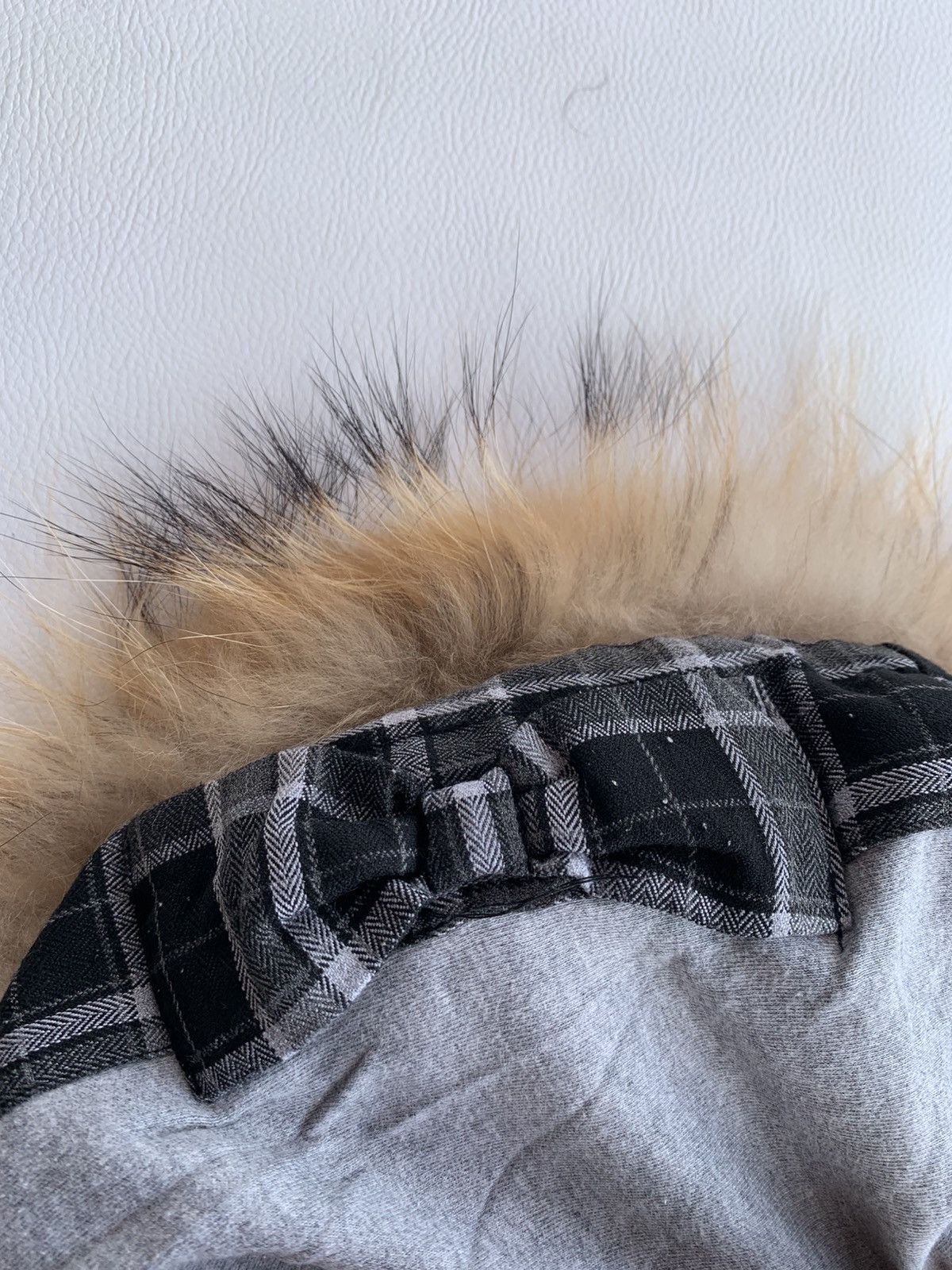 Other Crazy Persons Girl White Love Poem Zip Fur Hood Size S / US 4 / IT 40 - 9 Thumbnail