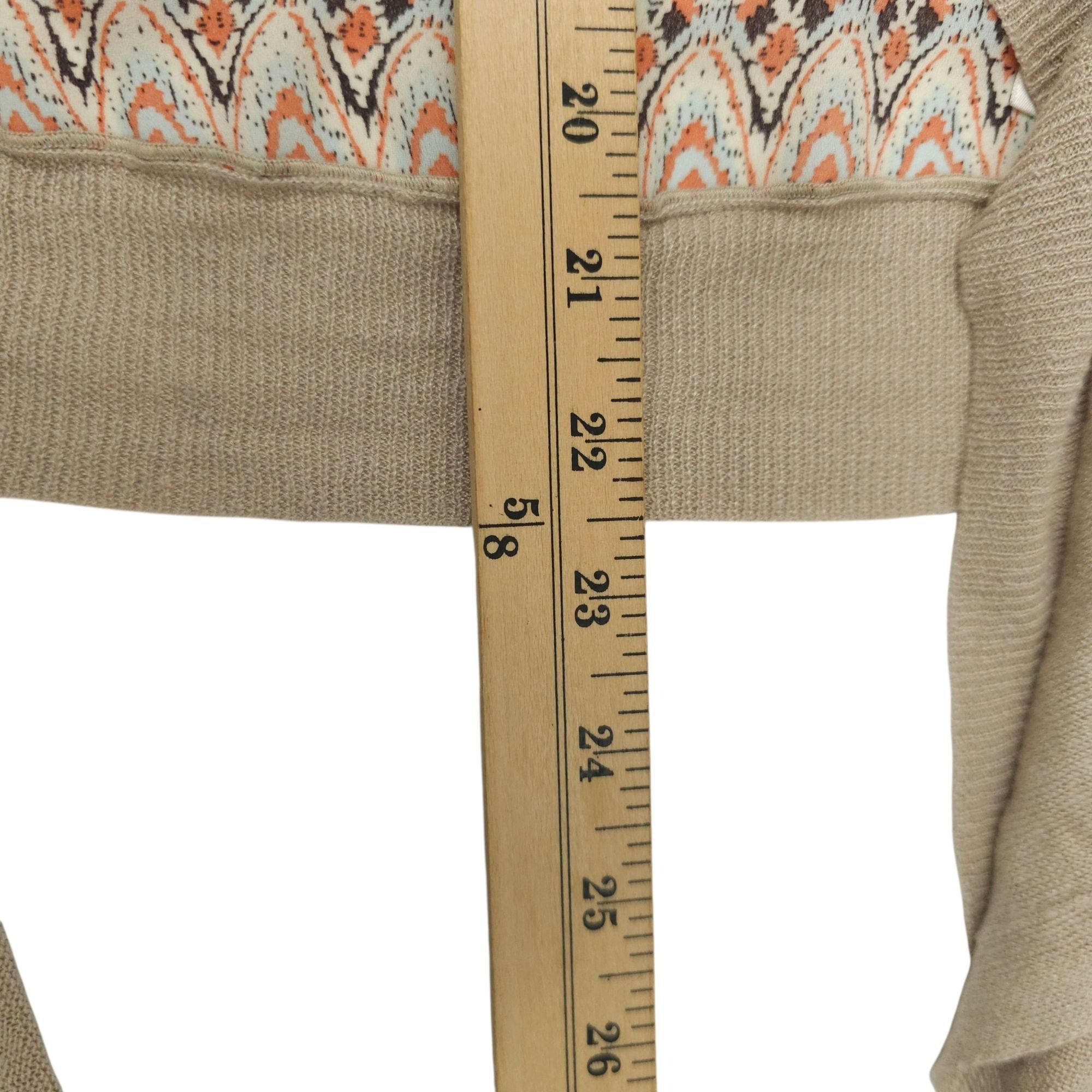 Chicos Chicos Open Front Cardigan Womens Size 1 US M/8 Sweater Tan Size M / US 6-8 / IT 42-44 - 20 Thumbnail