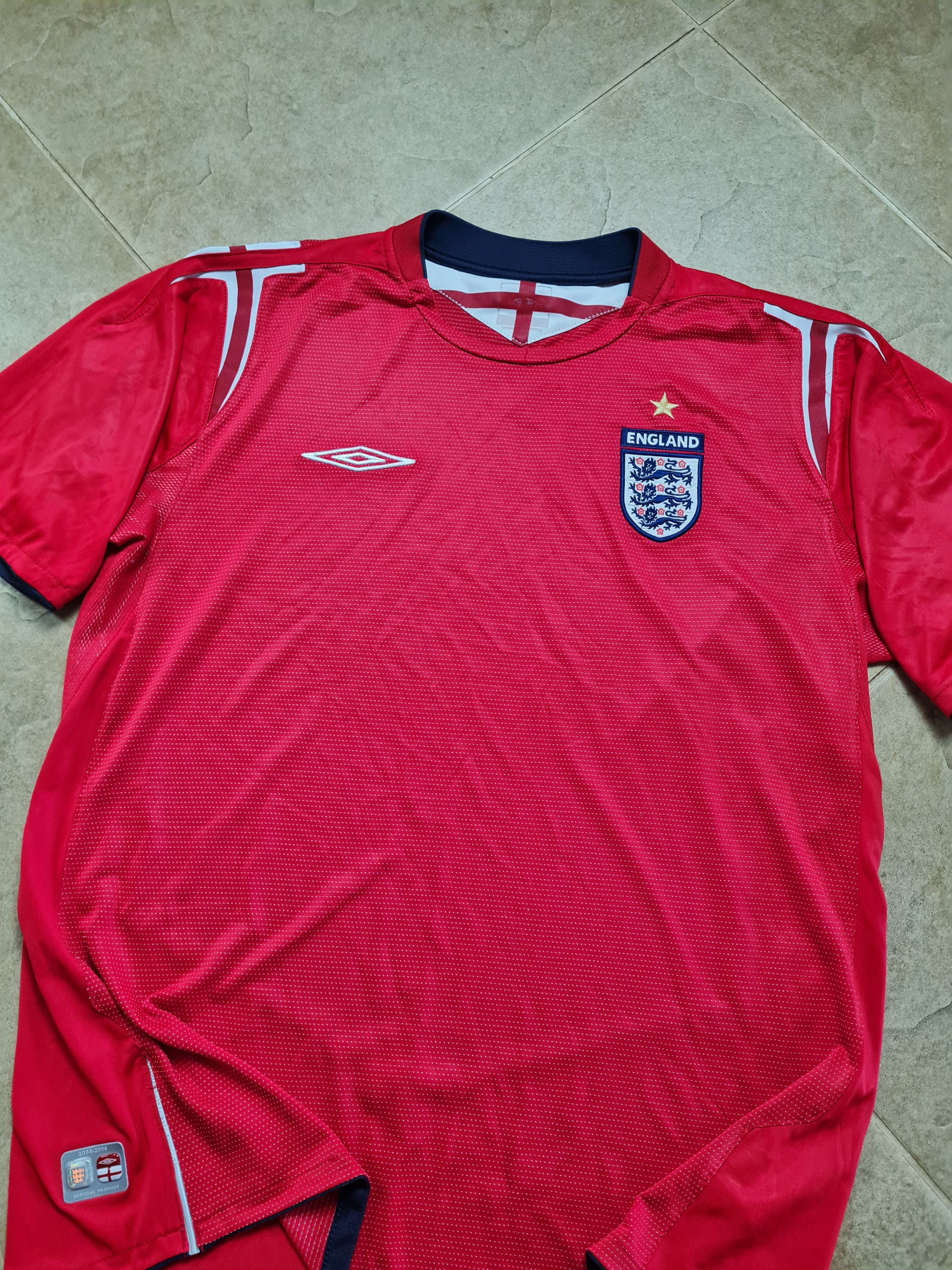 Umbro Soccer Shirt England Umbro 2004/05 Away Football Jersey Kit Size US L / EU 52-54 / 3 - 9 Thumbnail