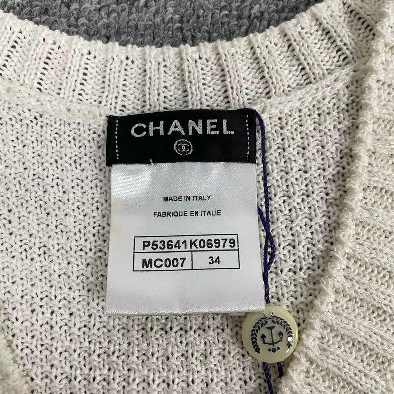 Chanel Chanel Striped knitted vest 2504-Nextarrow Size XXS / US 00 / IT 34 - 6 Thumbnail