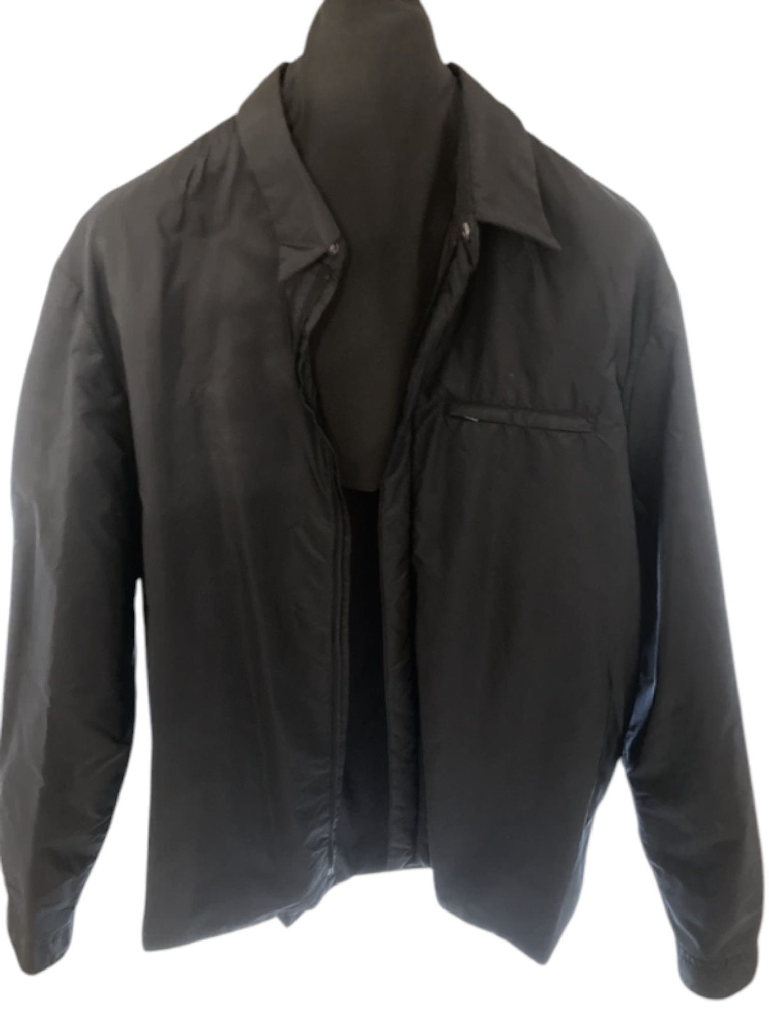 Prada Prada Lightweight Technical Blouson Jacket – Navy Size US M / EU 48-50 / 2 - 1 Thumbnail