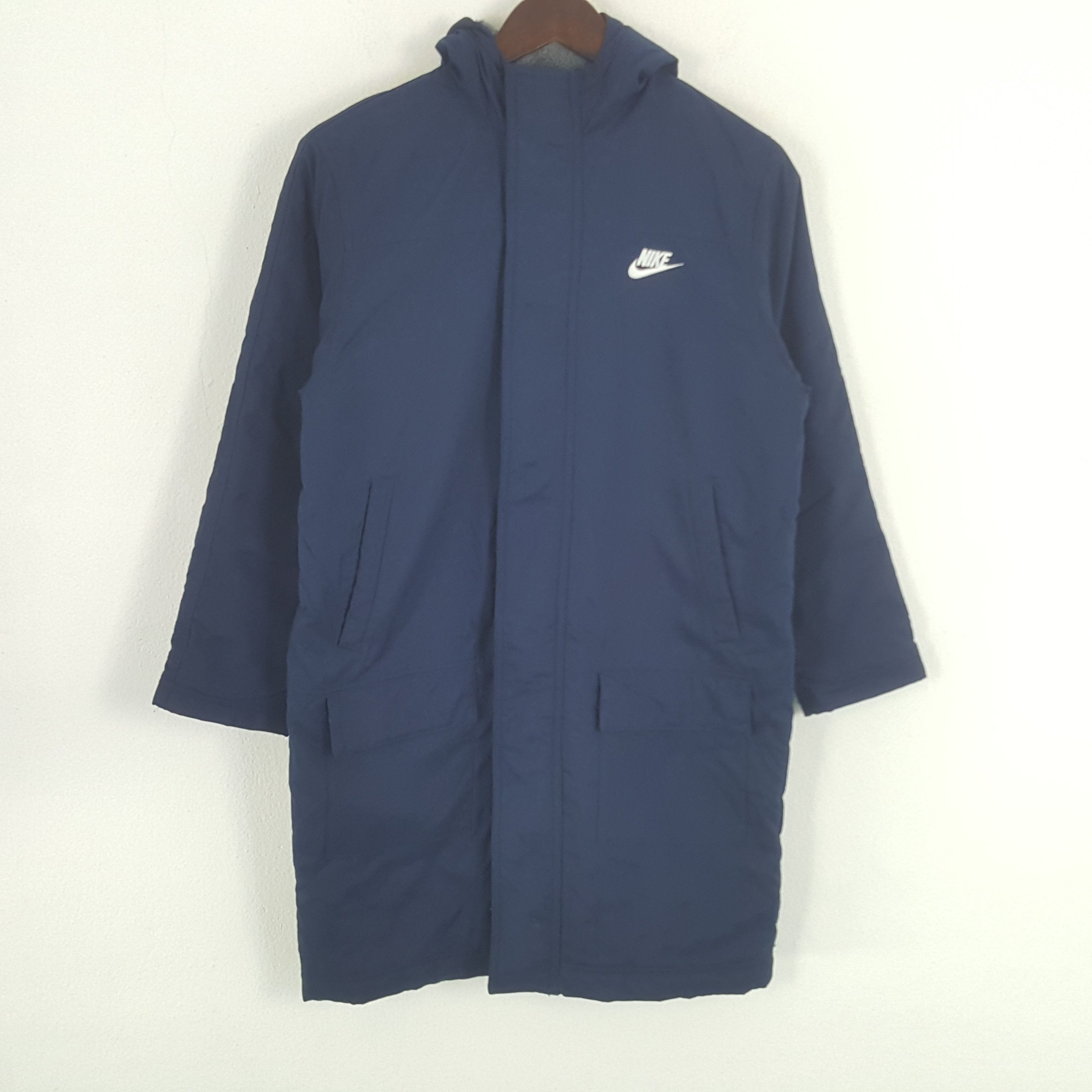 Nike × Vintage Vintage NIKE Swoosh Puffer Long Jacket Size US M / EU 48-50 / 2 - 3 Thumbnail