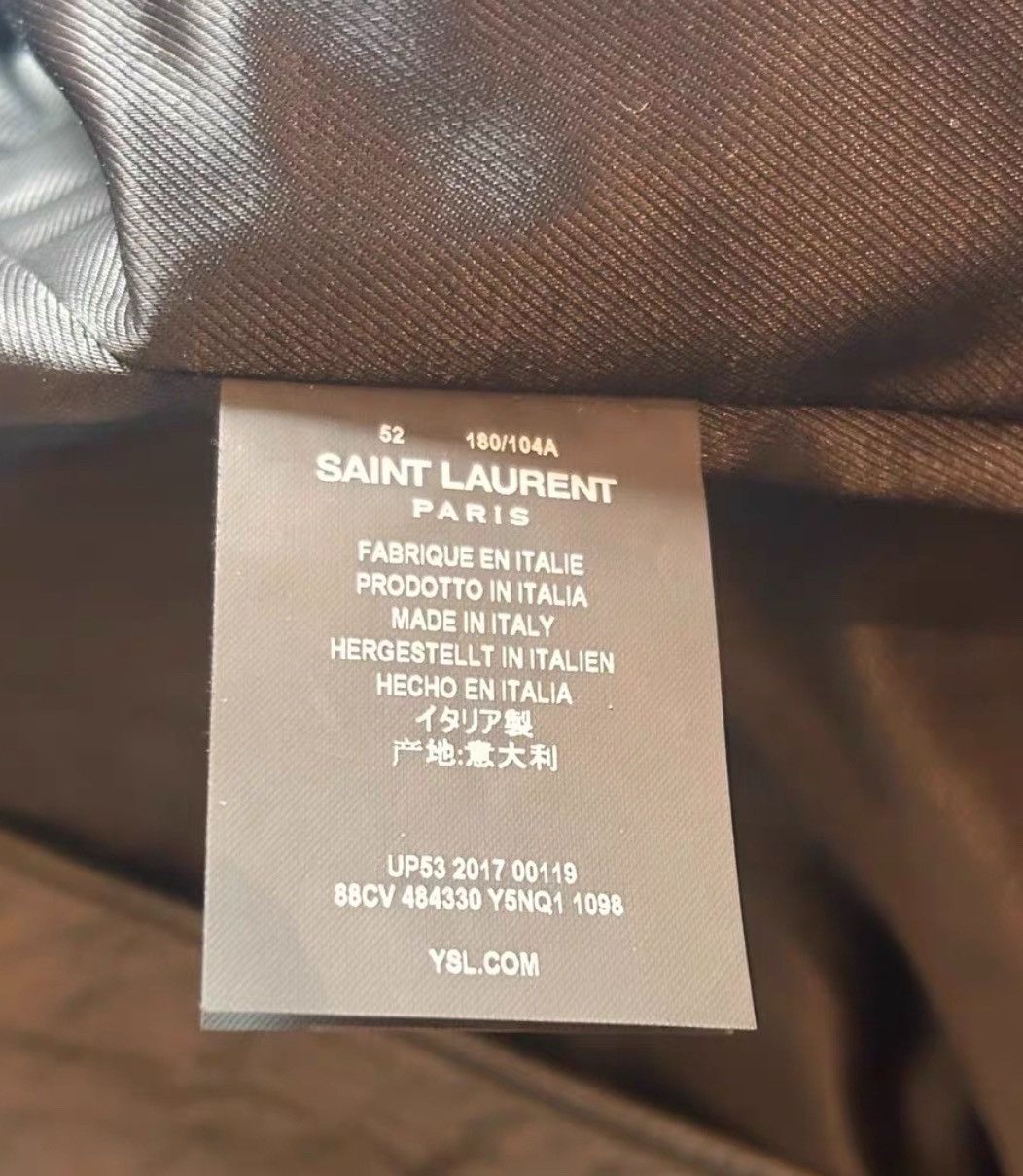Saint Laurent Paris × Yves Saint Laurent Saint Laurent Rare L01 Blood Tooth Blood Luster Sheepskin Ja Size US L / EU 52-54 / 3 - 6 Thumbnail