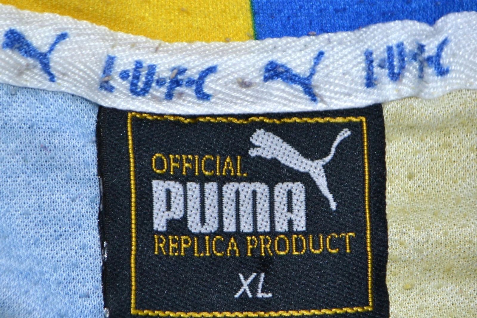 Puma LEEDS UNITED 1998/1999 AWAY FOOTBALL SHIRT PUMA SIZE XL Size US XL / EU 56 / 4 - 7 Thumbnail