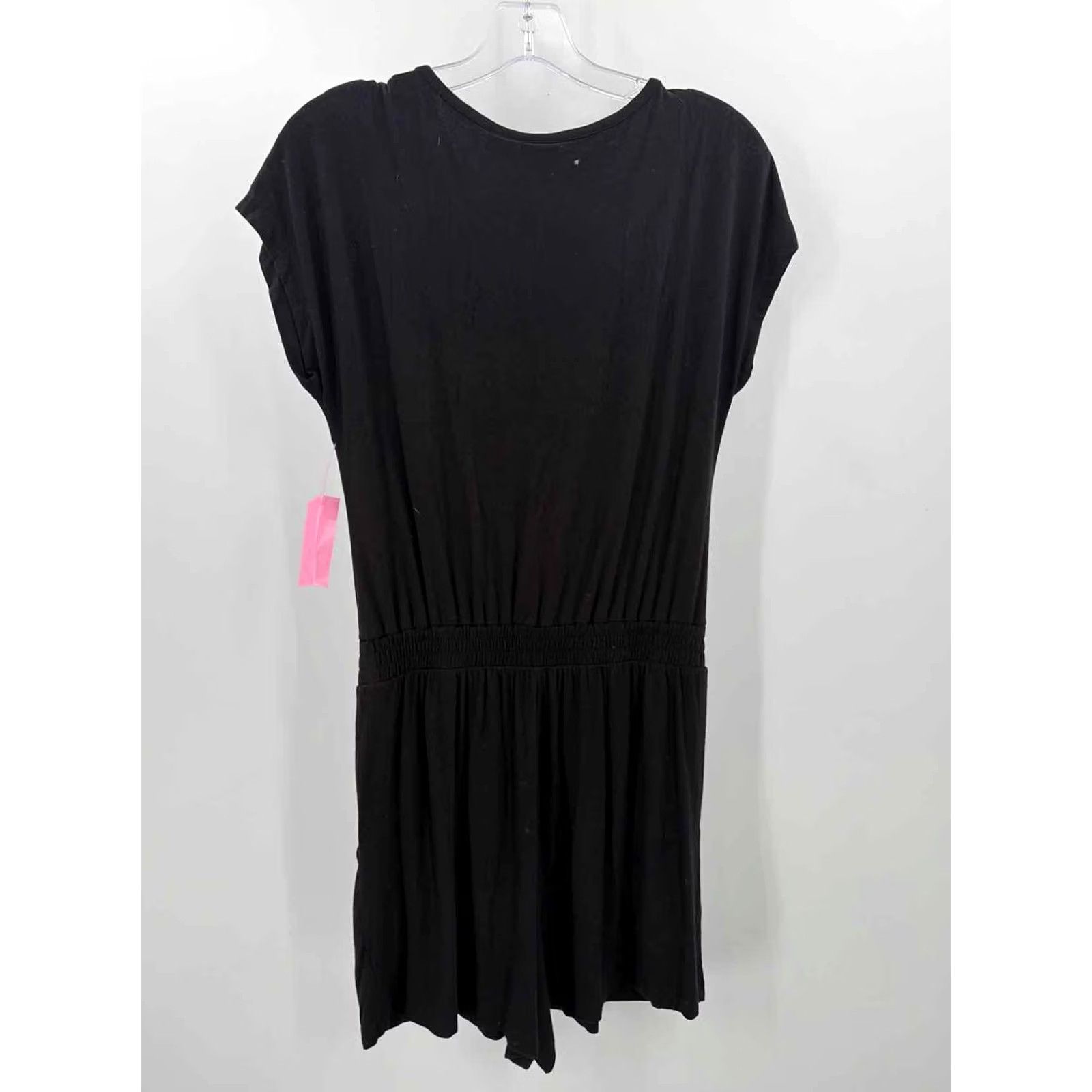 Vintage C&C California Black Short Sleeve Romper Womens Small Size 28" / US 6 / IT 42 - 3 Thumbnail