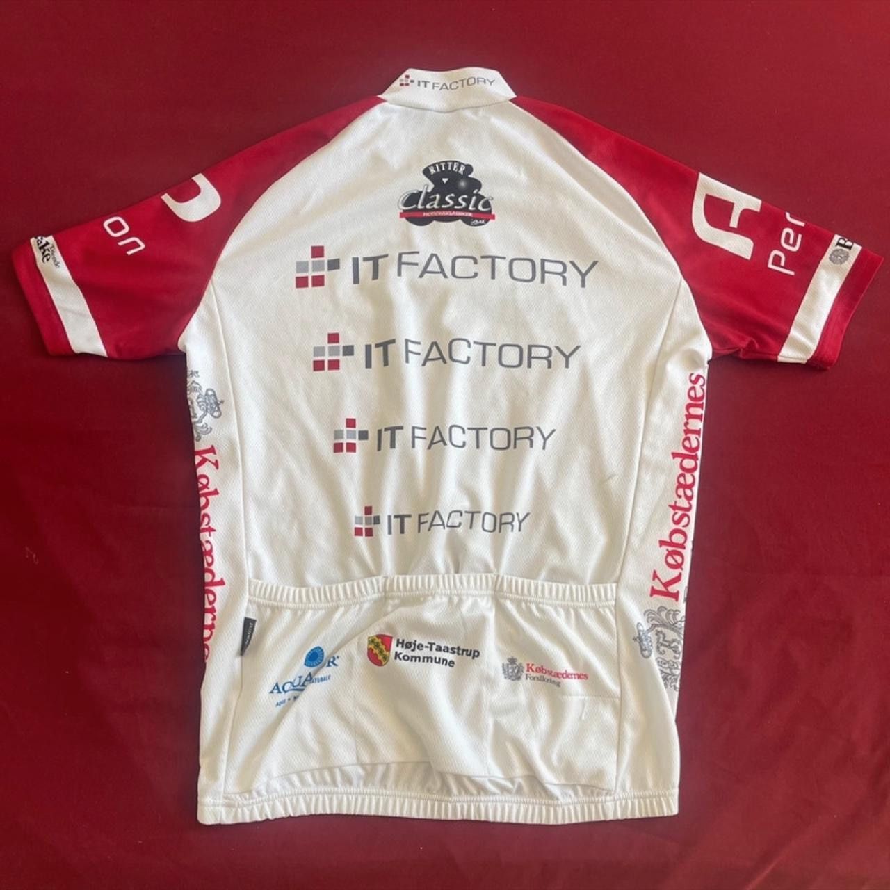 Vintage Nalini Cycling Jersey IT Factory Shirt White Made in Italy Size US XL / EU 56 / 4 - 6 Thumbnail