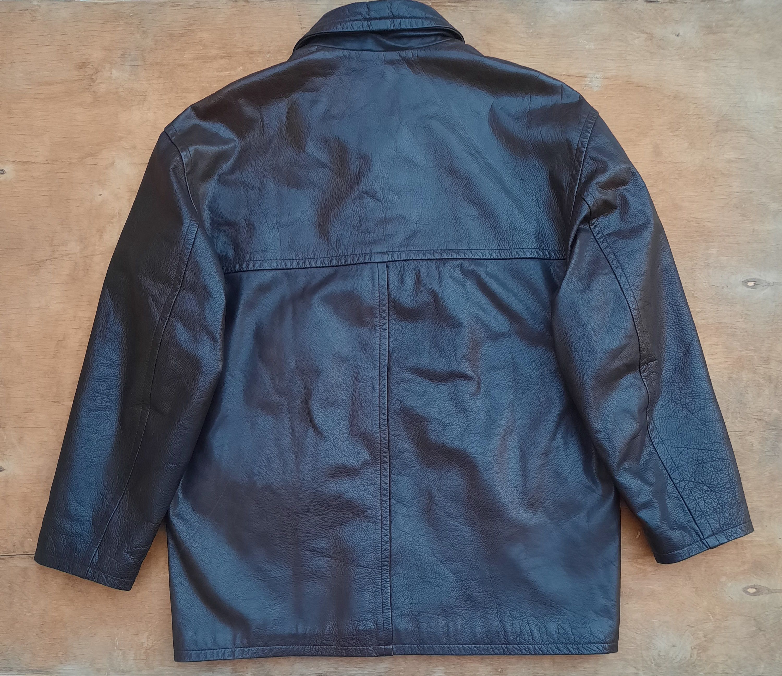 Massimo Dutti Massimo Dutti Utility Leather Jacket – Soft Cow Leather Size US XL / EU 56 / 4 - 8 Thumbnail