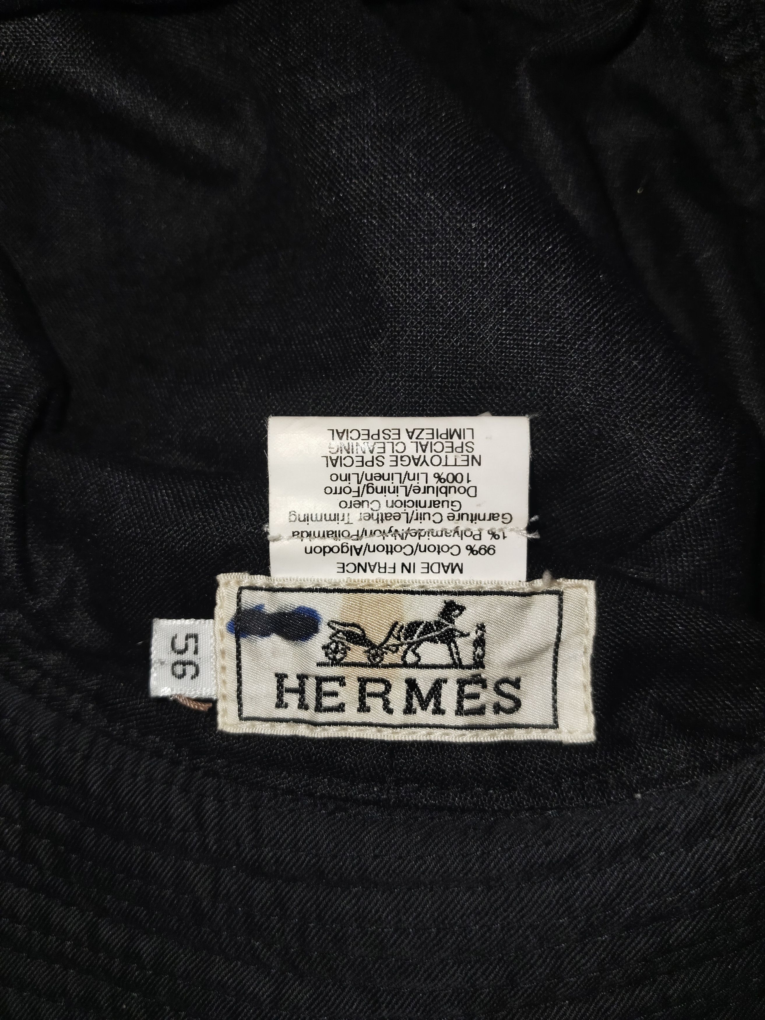 Hermes HERMES Plain Bucket Hat Size ONE SIZE - 6 Thumbnail