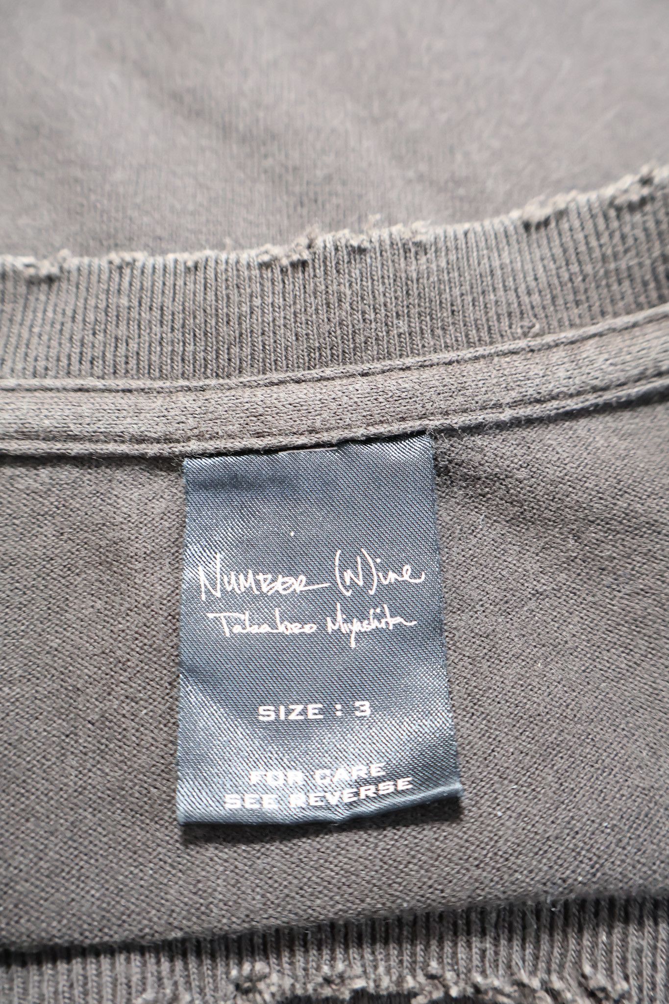 Number (N)ine Number (N)ine SS04 'Be My Enemy' Distressed Graphic Shirt Size US L / EU 52-54 / 3 - 4 Thumbnail
