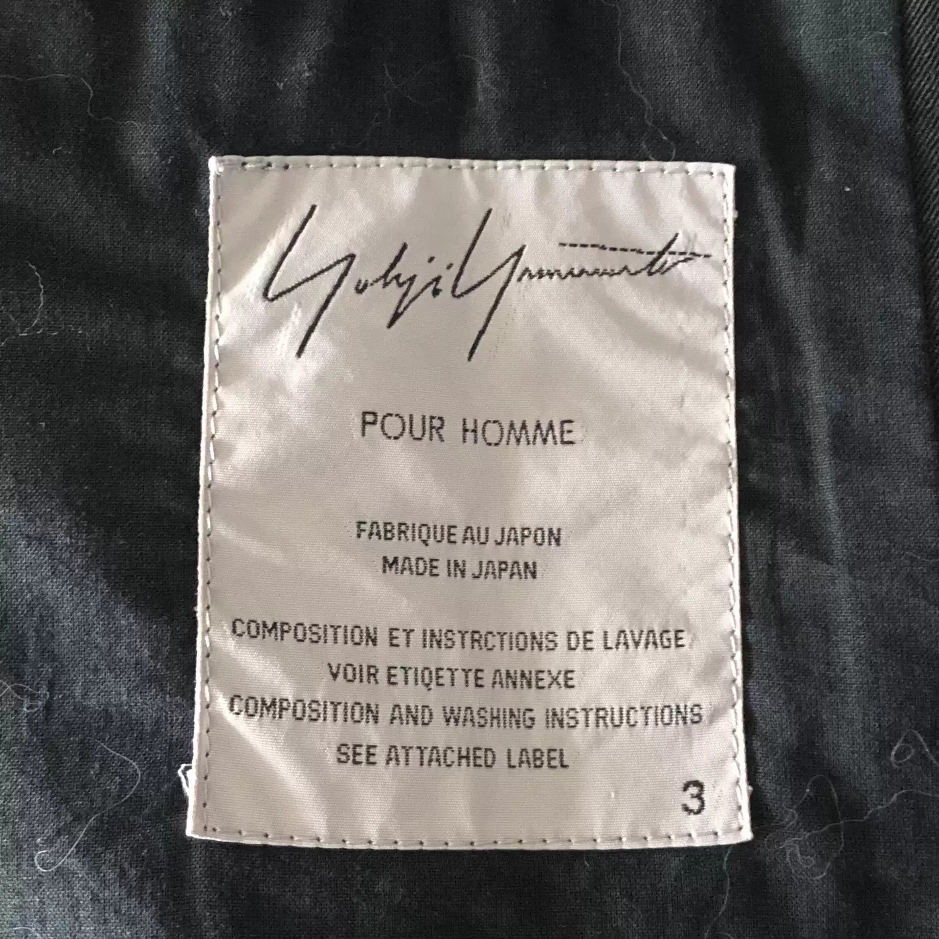 Yohji Yamamoto Yohji Yamamoto 00ss Collar-less JKT-2505 Size US L / EU 52-54 / 3 - 5 Thumbnail