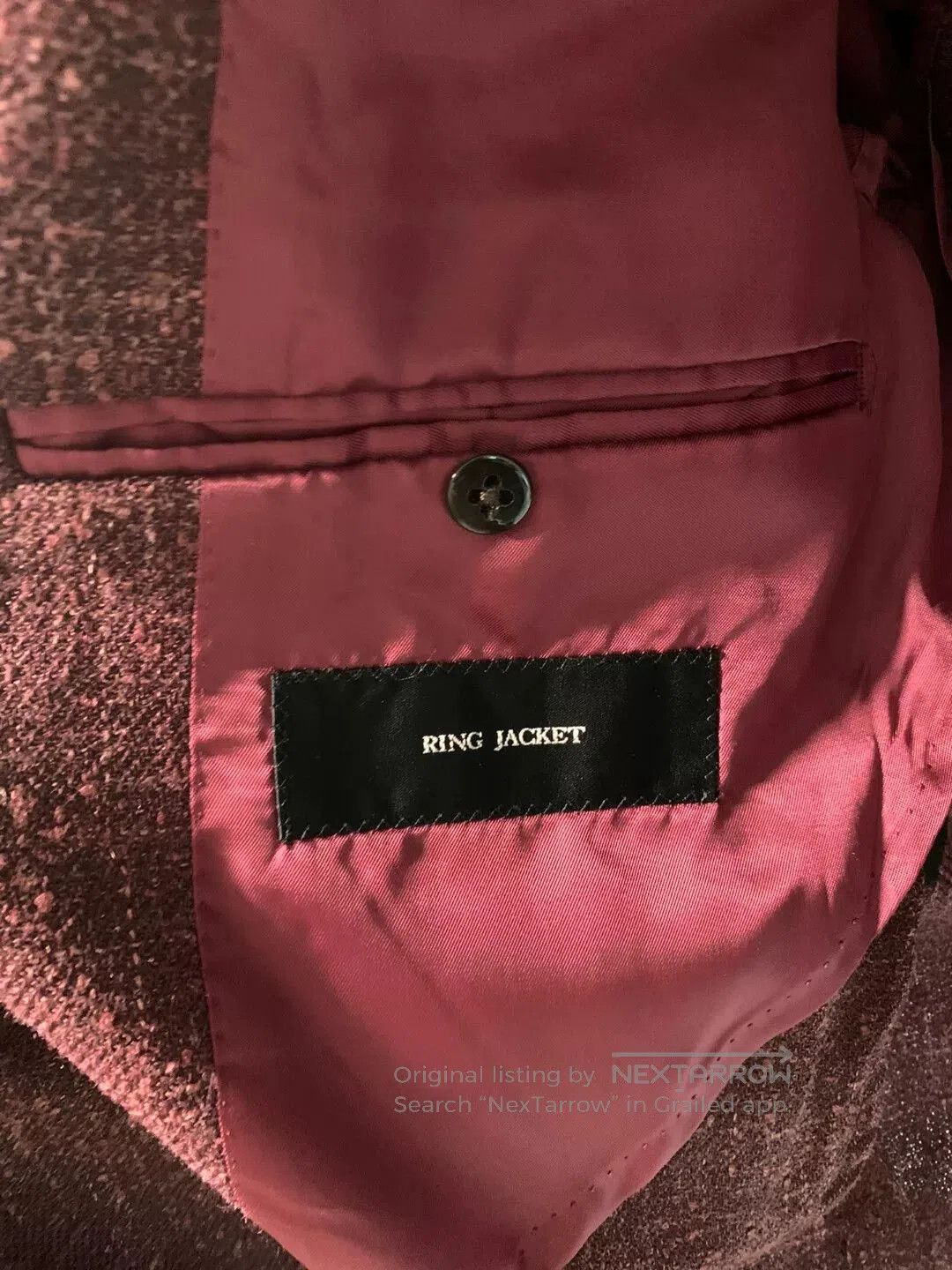 Ring Jacket RING JACKET Burgundy Slim Fit Suit. Size US L / EU 52-54 / 3 - 7 Thumbnail
