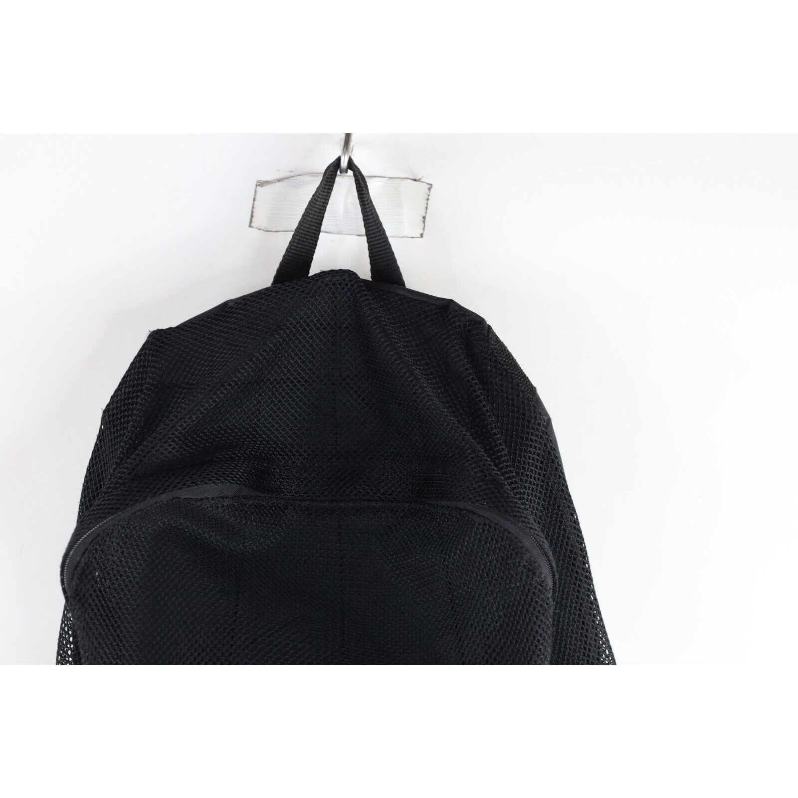 Vintage Vintage 90s Streetwear Mesh See Through Backpack Book Bag Size ONE SIZE - 2 Thumbnail