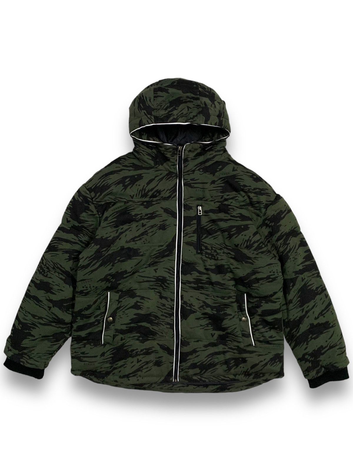 Camo AIRWALK Camo Oversize Padded Puffer Jacket Kanye West Style | Grailed