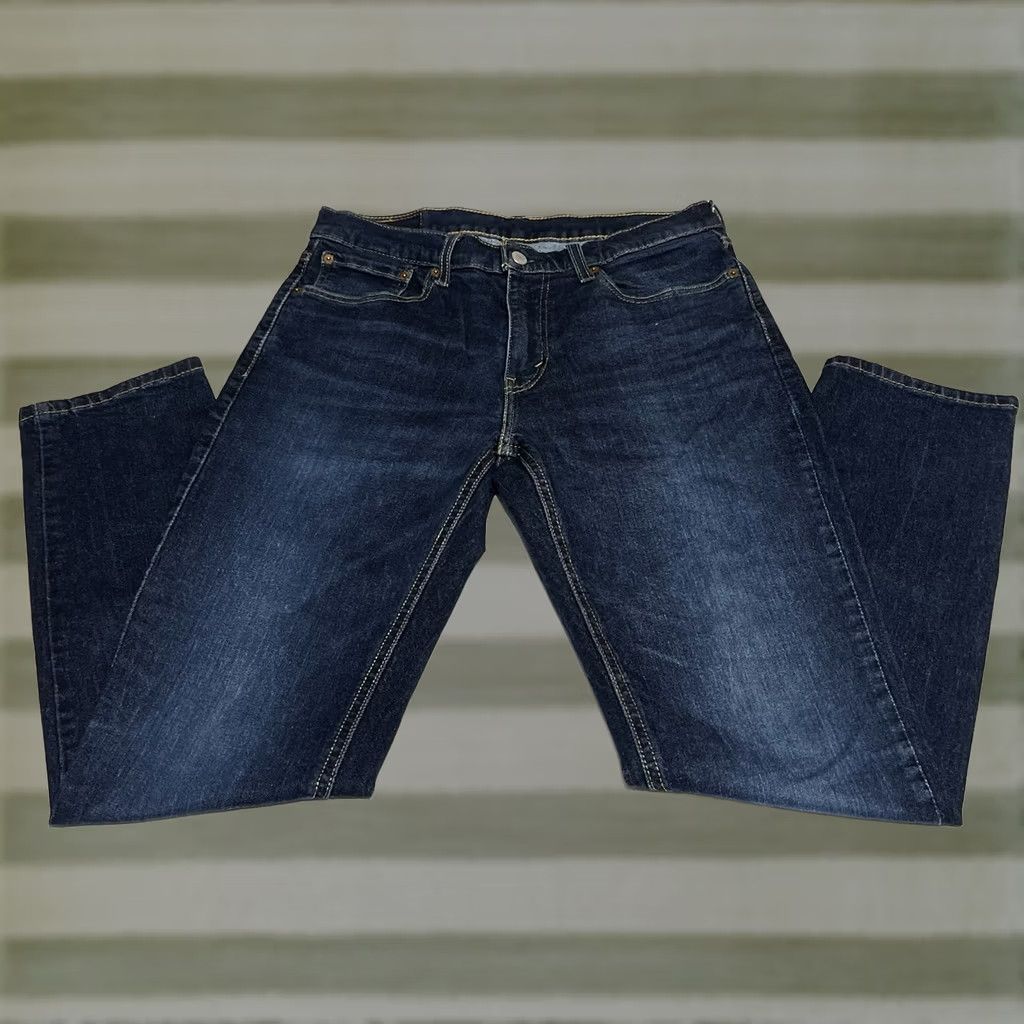 Levi's Levi's Jeans 531 Slim Straight Athletic Fit Denim Blue 33x32 5-Pocket Zipper Button Regular Men’s Clothing Size US 33 - 1 Thumbnail