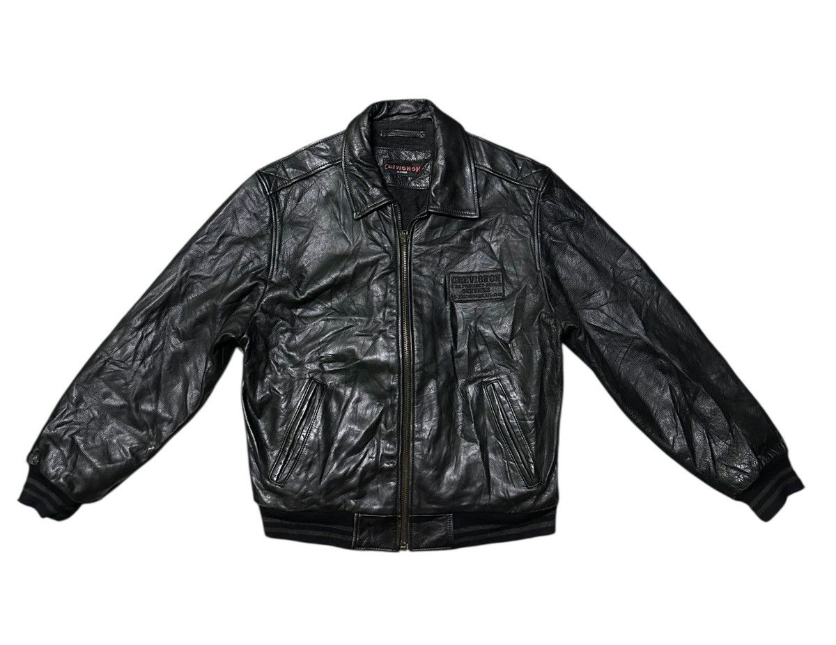 Chevignon × Vintage Chevignon leather jacket Size US L / EU 52-54 / 3 - 7 Thumbnail